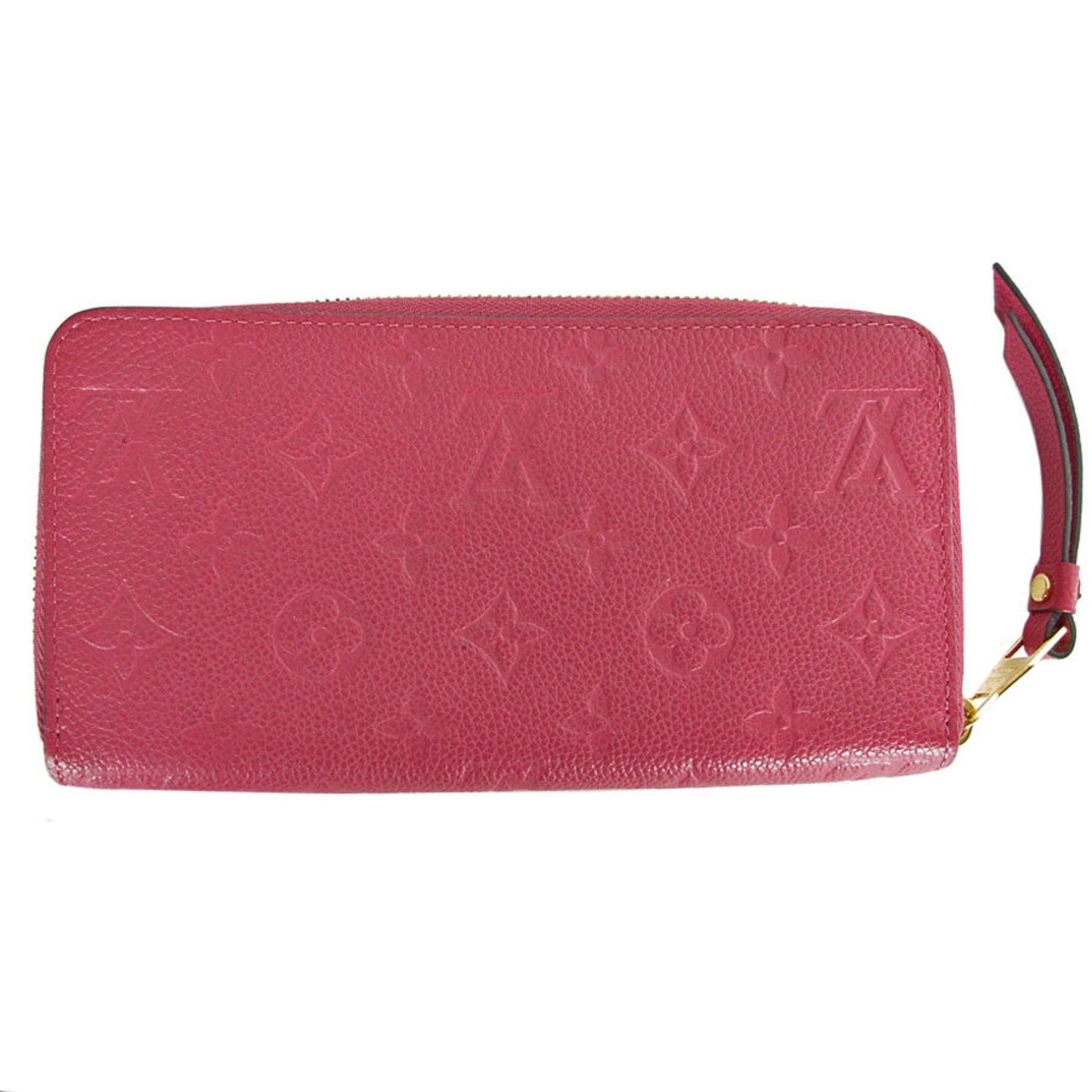 Louis Vuitton Round Long Wallet Monogram Empreinte Zippy Gold