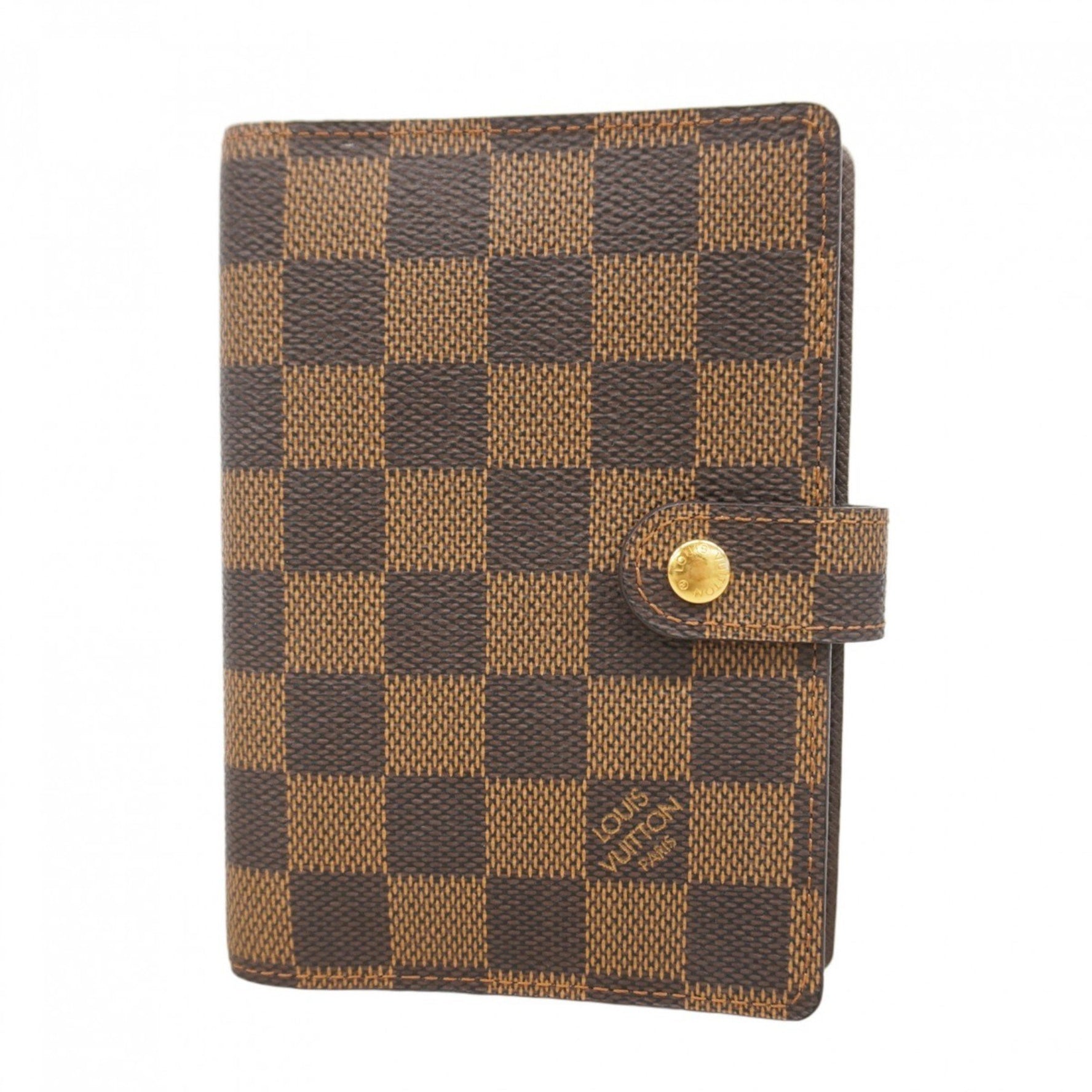Louis Vuitton Damier Agenda PM Ebene Wallet Cover R20700 for Women