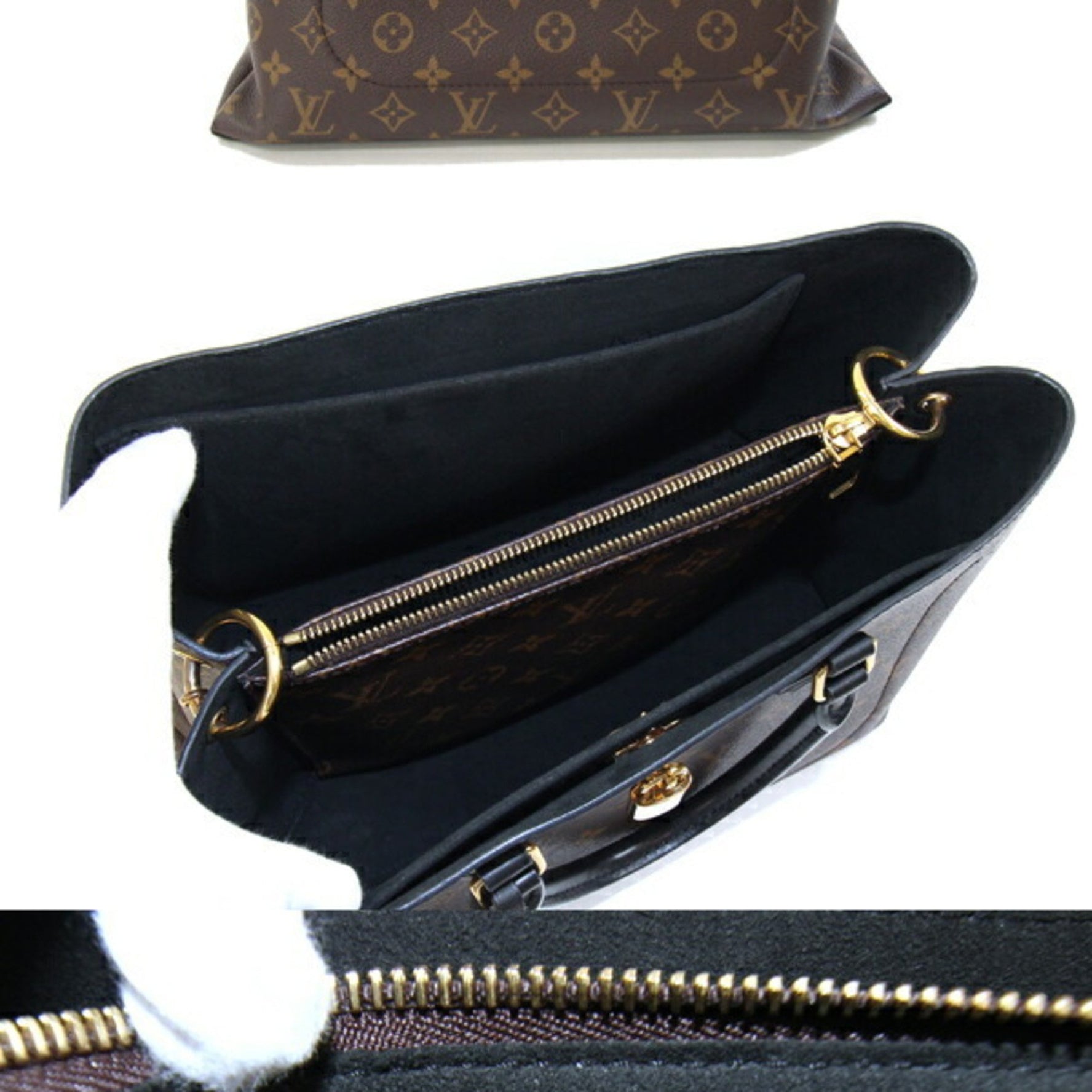 Louis Vuitton Monogram Flower Tote Canvas Shoulder/Hand