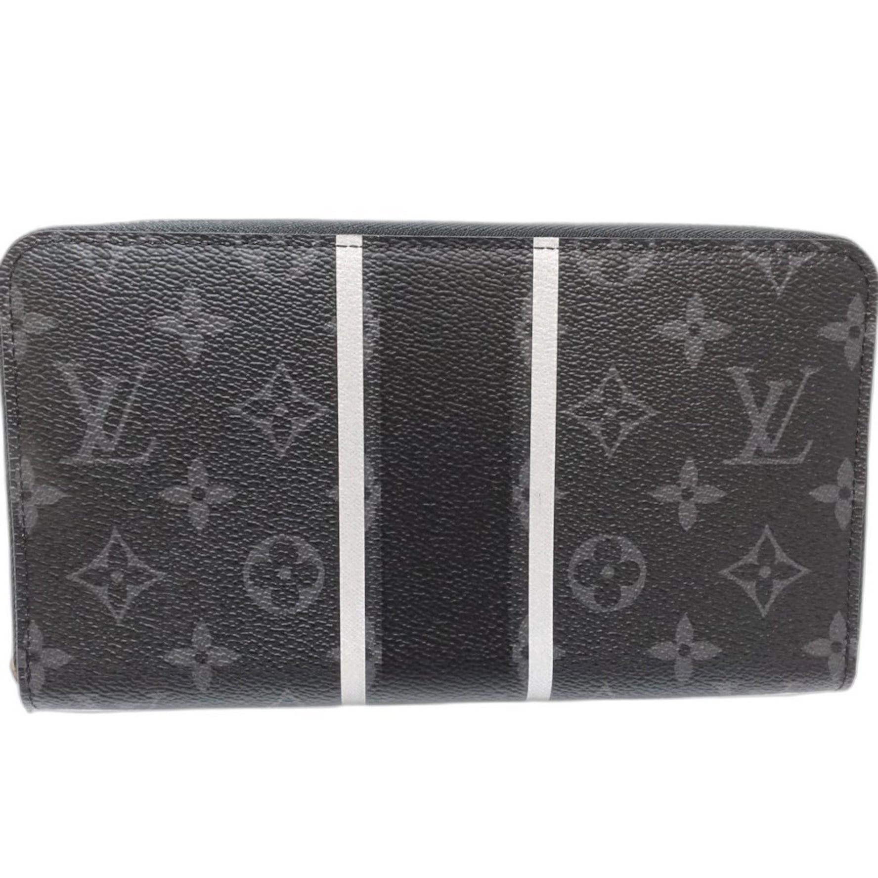 Louis Vuitton Monogram Long Wallet with Zippy Organizer Eclipse Noir
