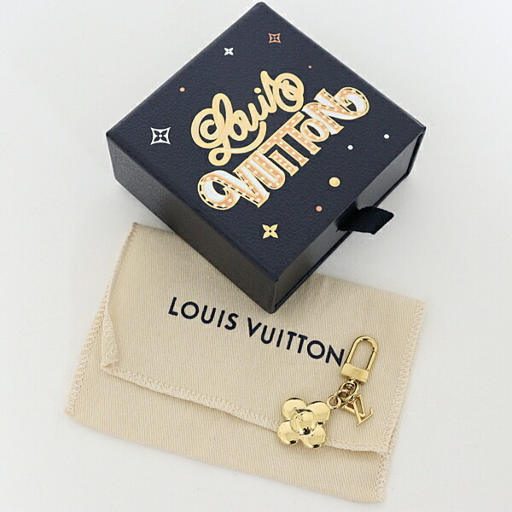 Louis Vuitton Micro Charm Vivienne Bag Monogram Flower
