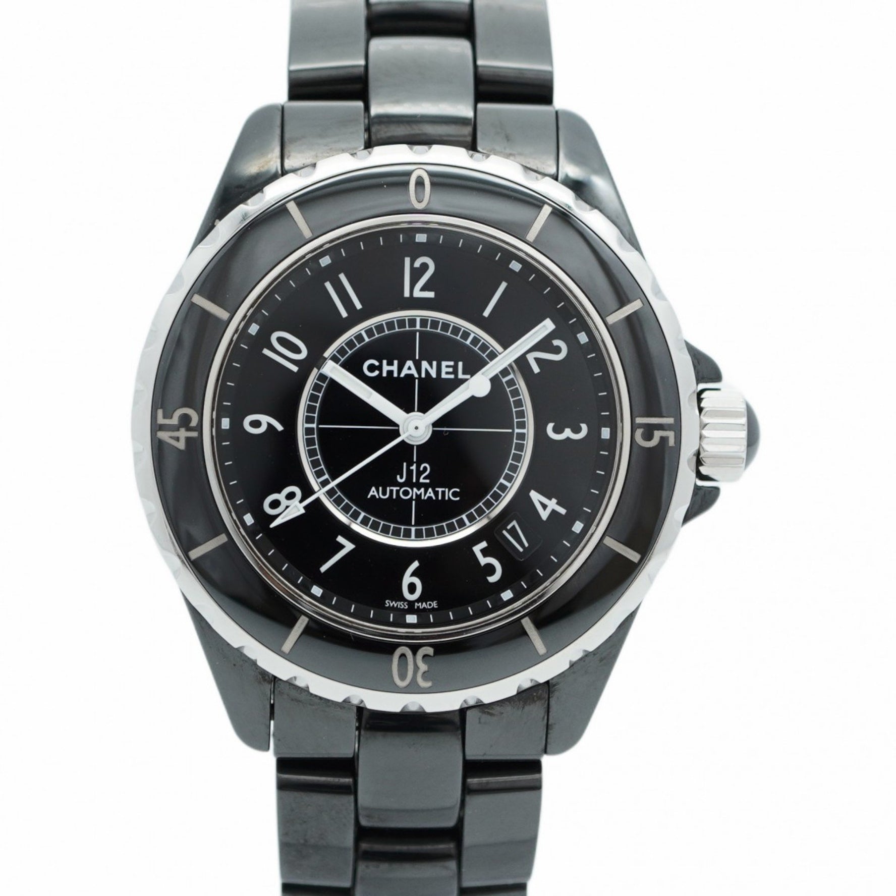 Chanel J12 H0685 Black Dial Men's Watch