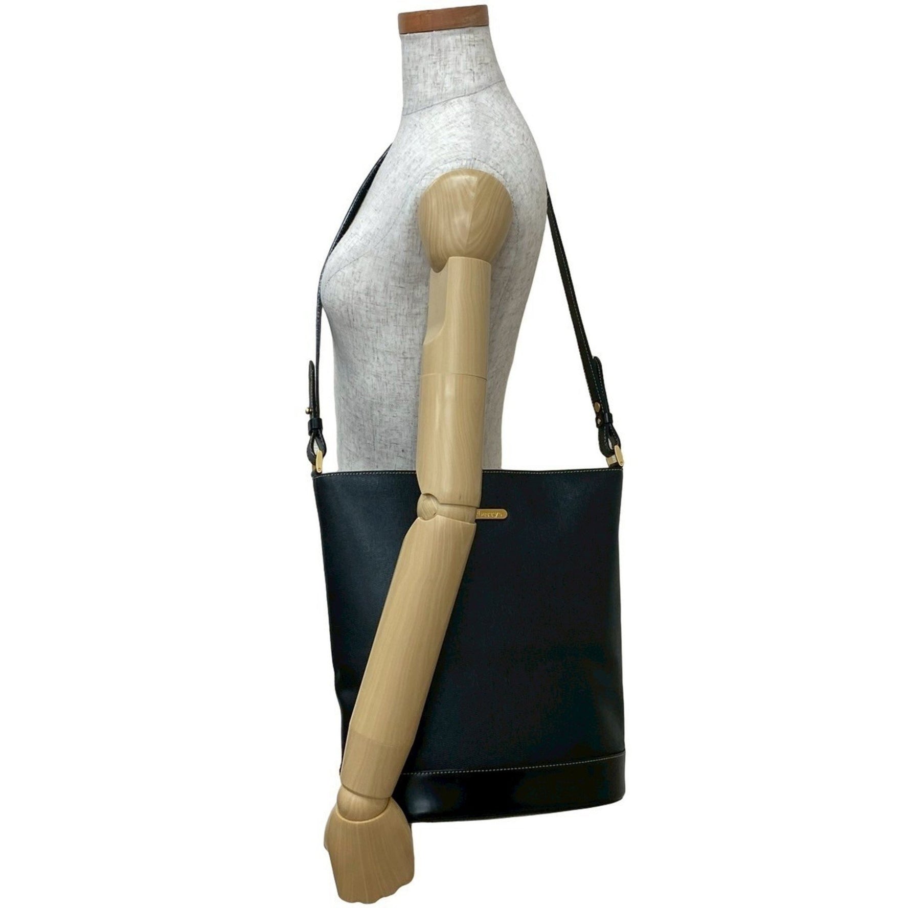 Burberry's Nova Check logo hardware leather shoulder bag/body bag in