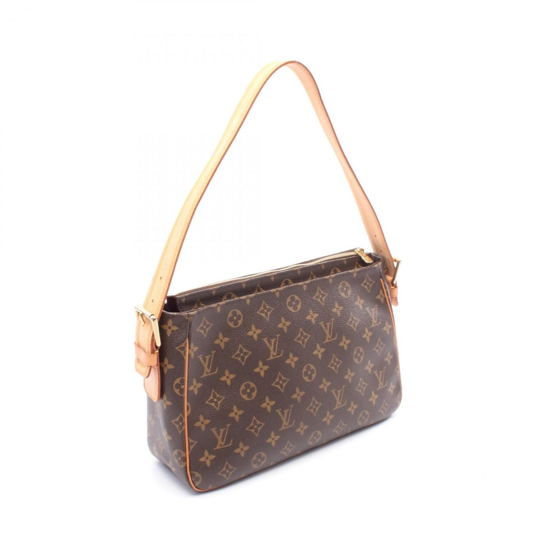 Louis Vuitton Viva Cite GM Shoulder Bag in Coated Canvas and Leather with Monogram Design