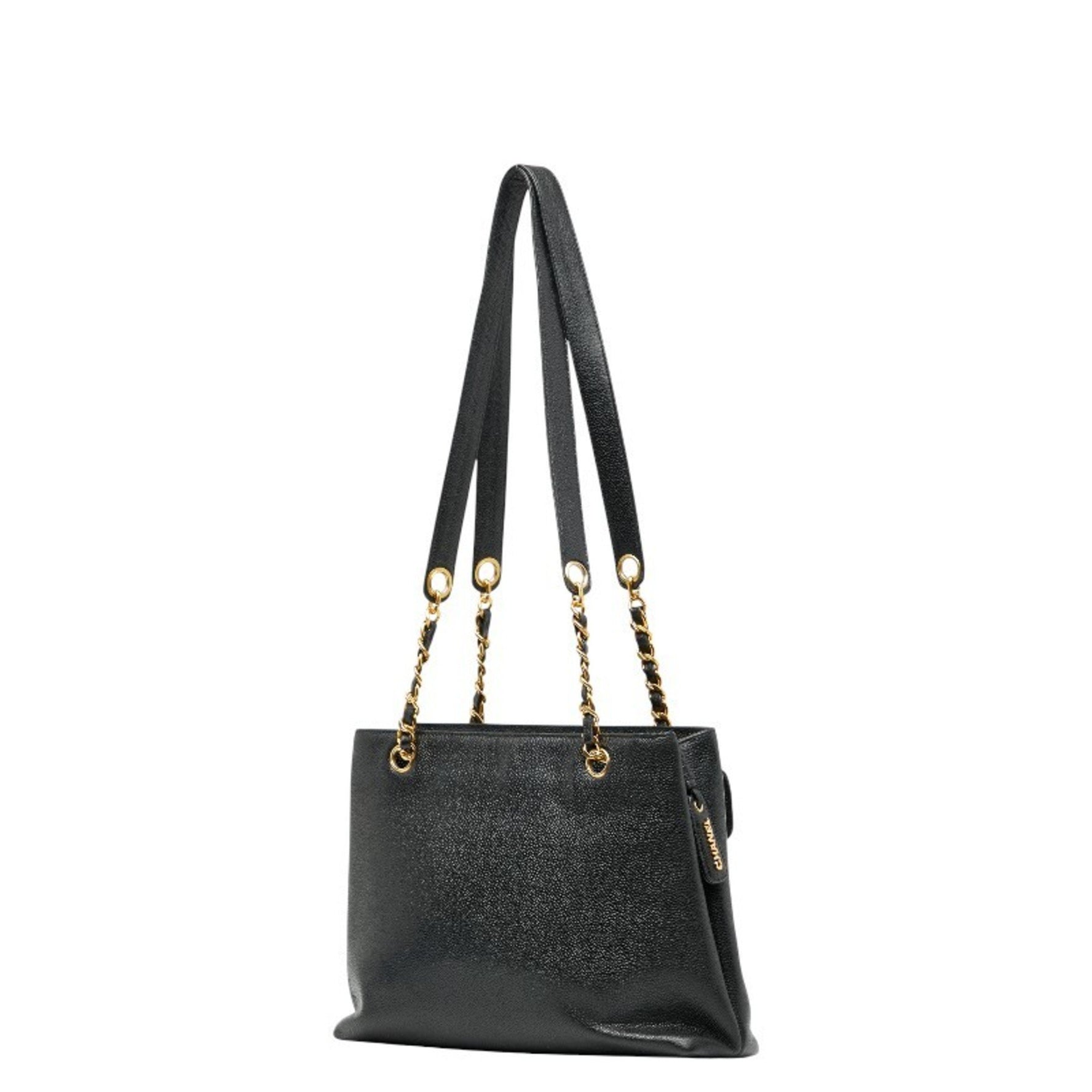 CHANEL Coco Mark Tote Bag in Caviar Skin