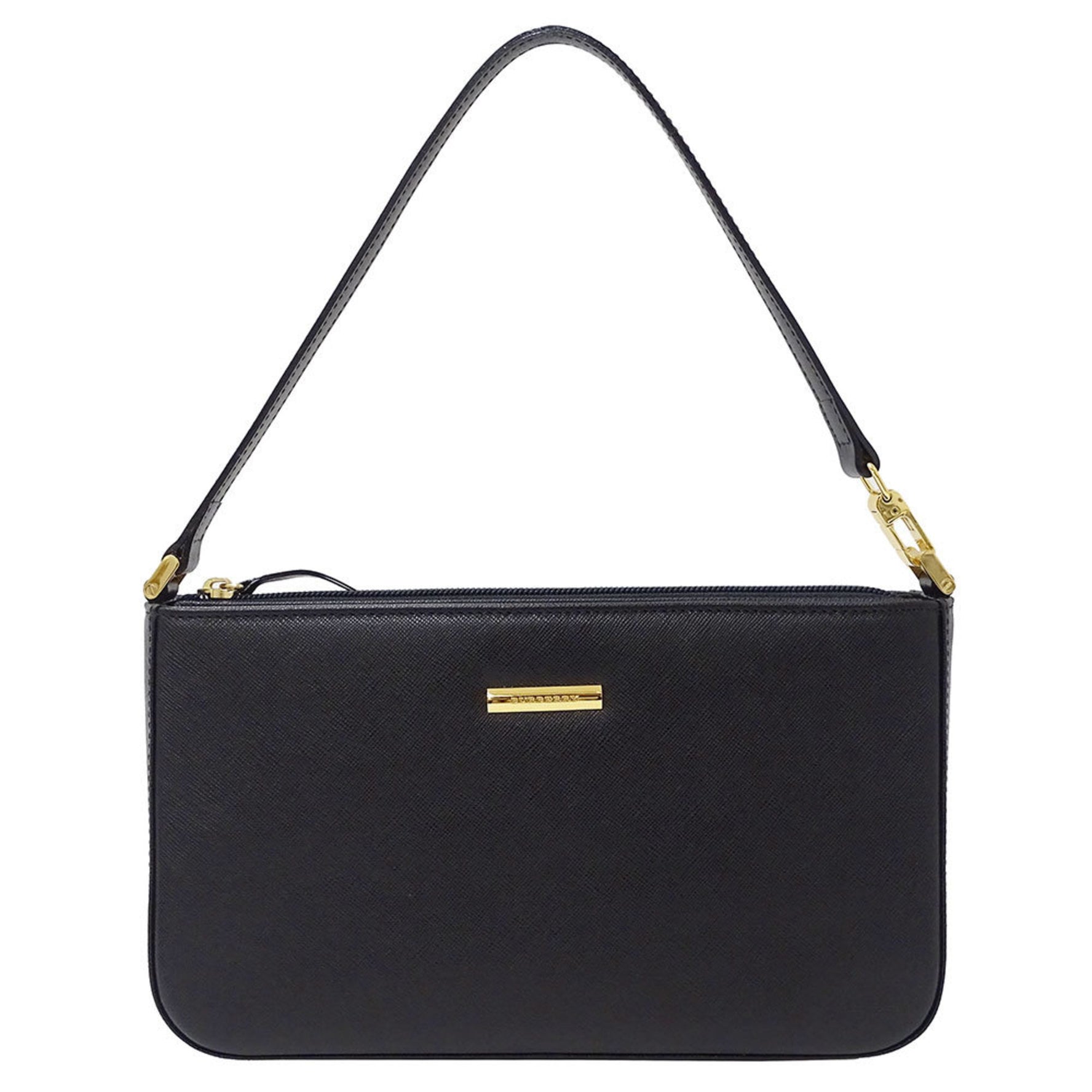 Burberry One-Shoulder Leather Shoulder Bag in