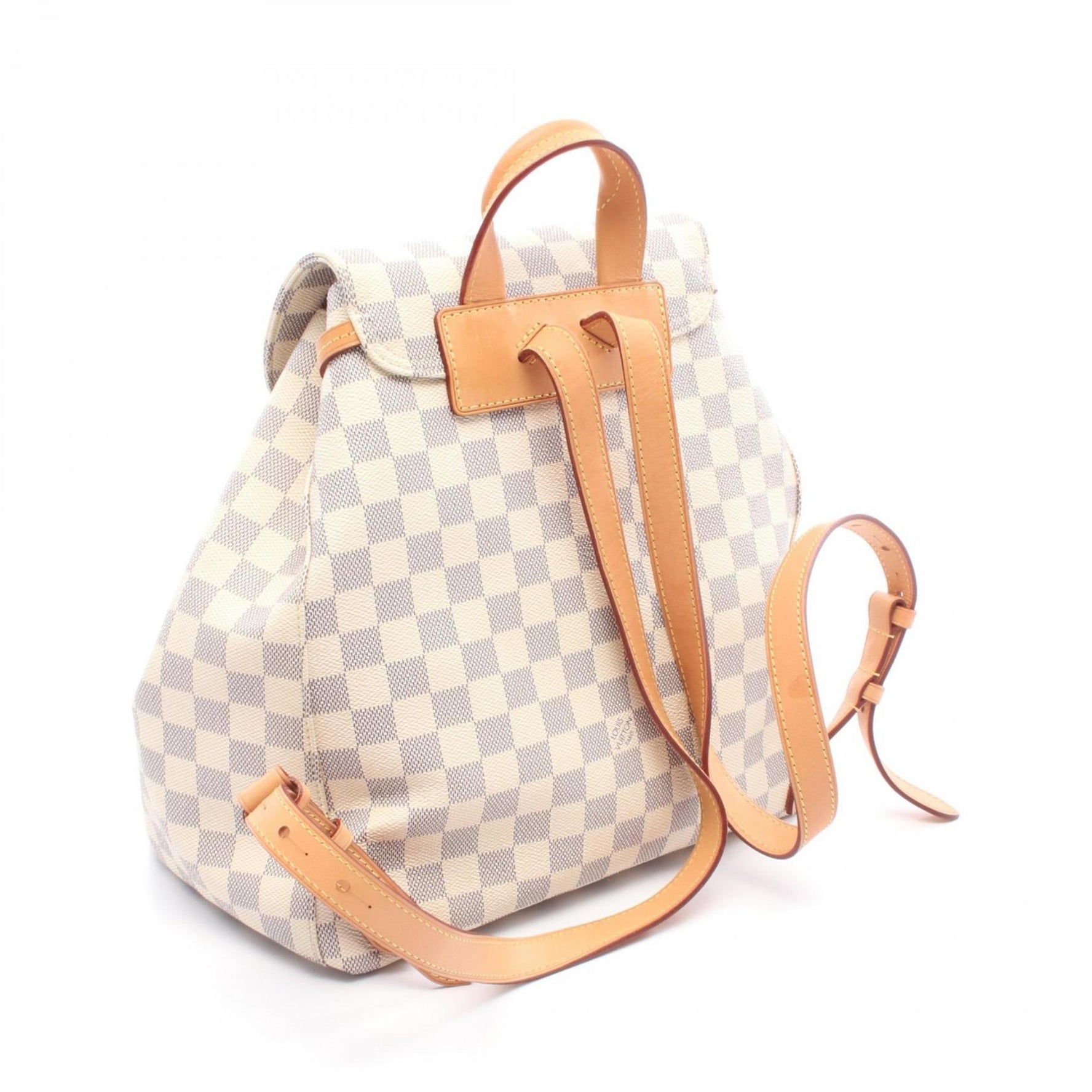 Louis Vuitton Speron Damier Azur Backpack, Coated Canvas and Leather