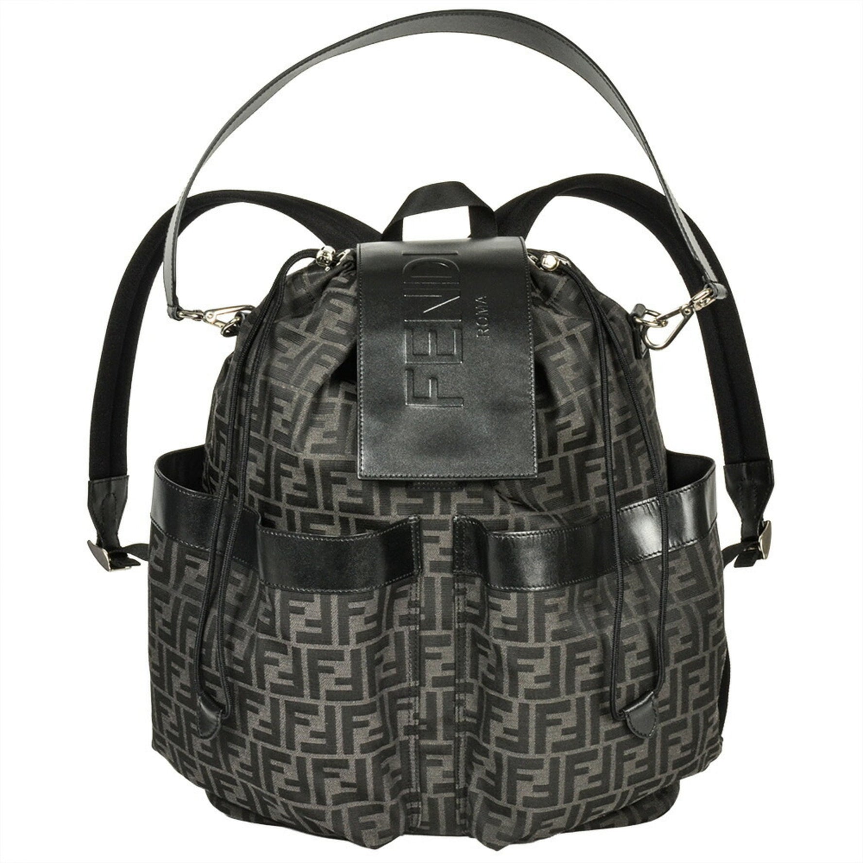Fendi Strike Large Zucca Backpack FF Jacquard