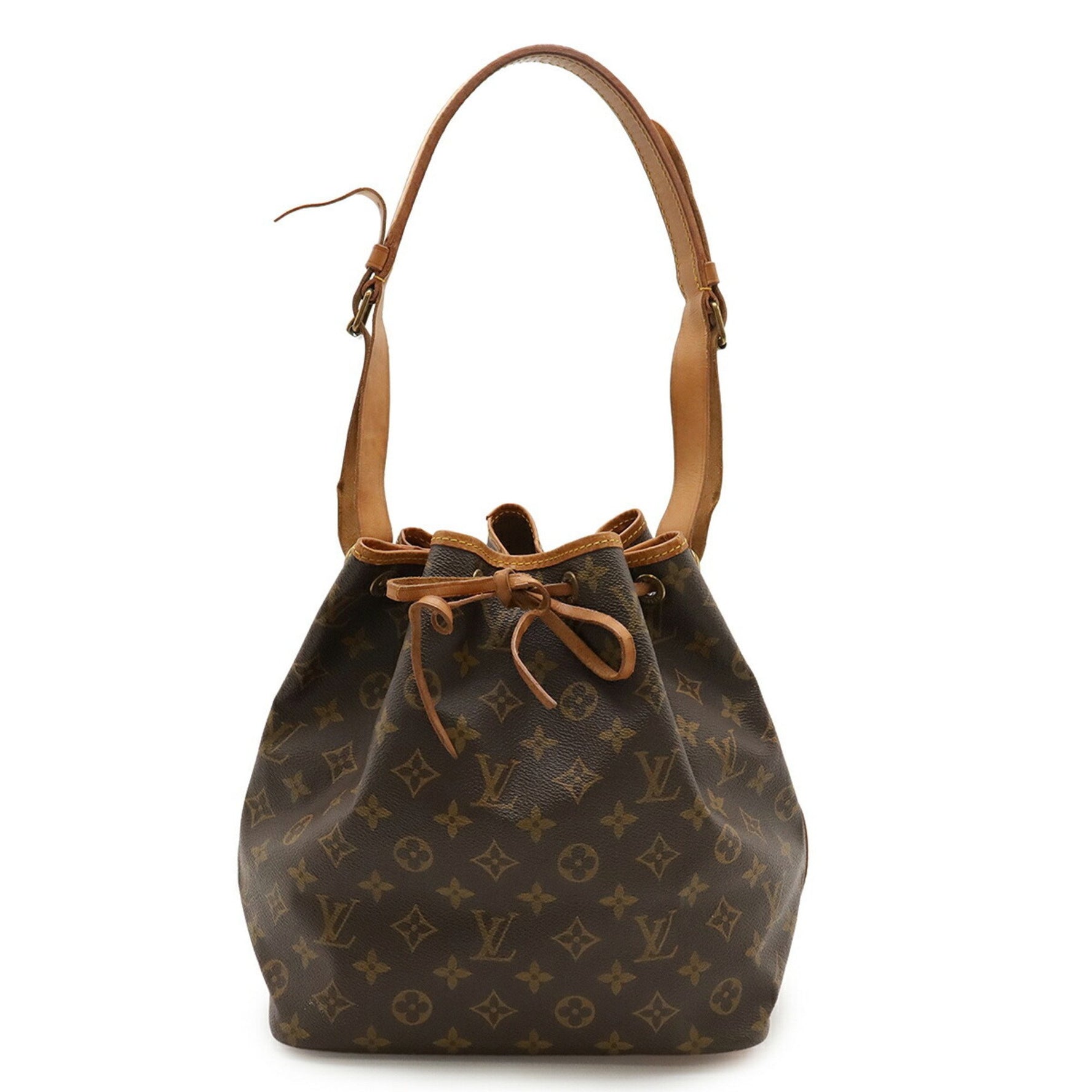 LOUIS VUITTON Monogram Petit Noe Shoulder Bag, Model