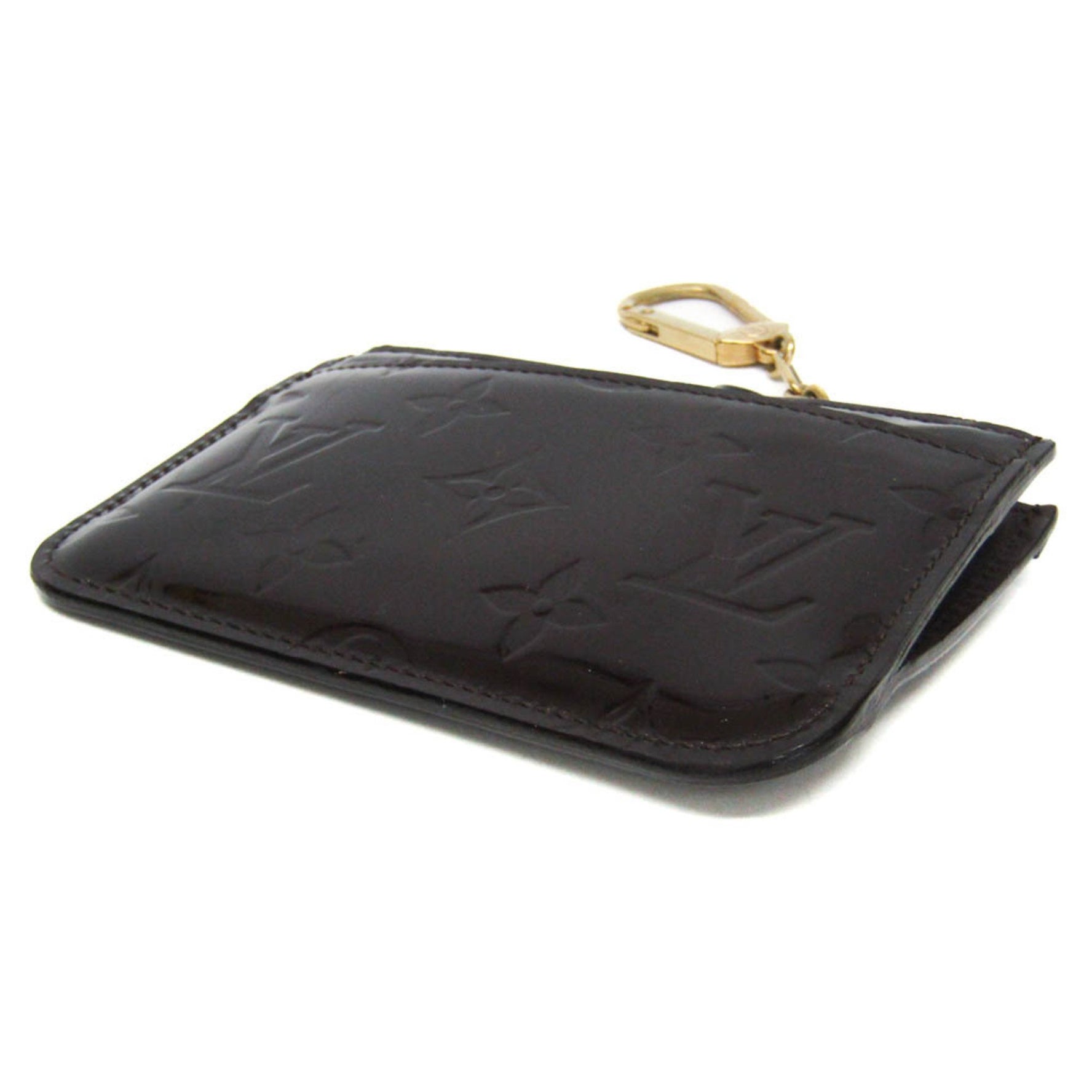 Louis Vuitton Monogram Vernis Key Pouch NM M93557 Women's Monogram Vernis Coin Purse/coin Case Amarante