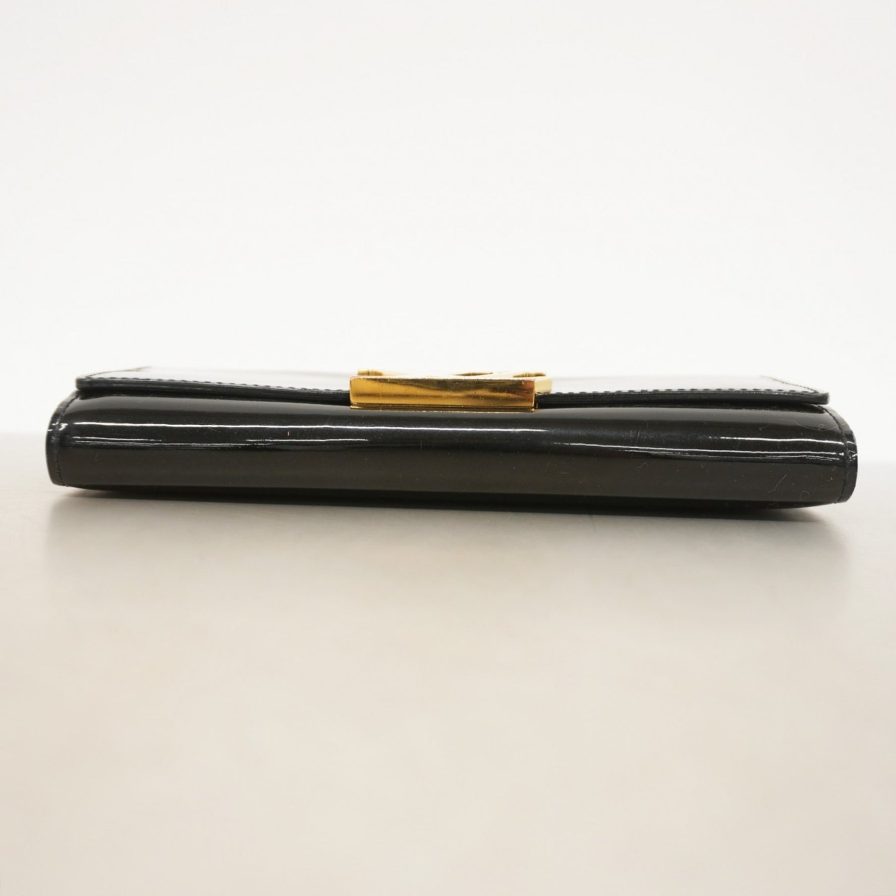 Louis Vuitton Vernis Portefeuille Louise Long Wallet M61316 Noir Women's