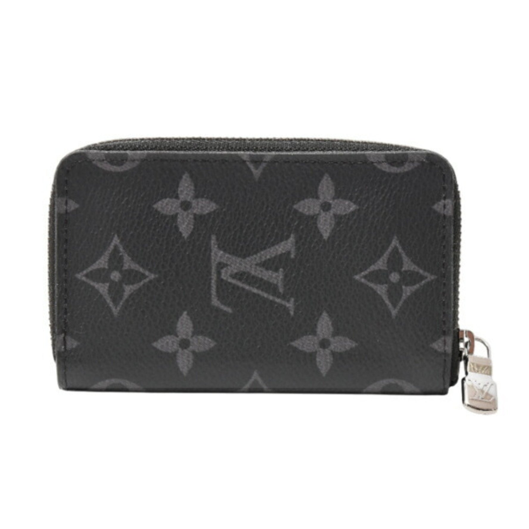 Louis Vuitton Men's Wallet Zipper Coin Purse Wallet/Coin Case Vertical Monogram Eclipse