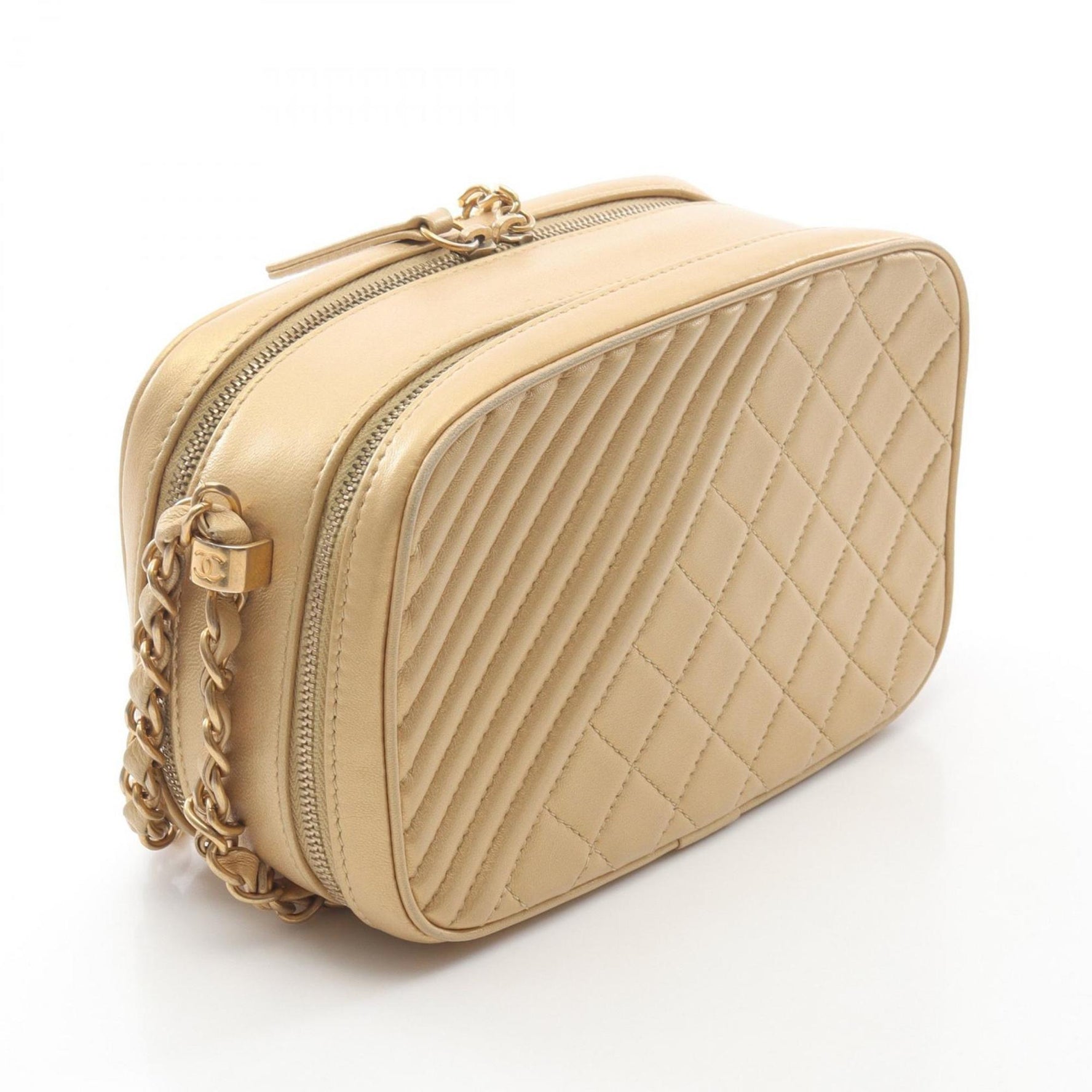 CHANEL Coco Boy Camera Bag Shoulder in Lambskin Leather