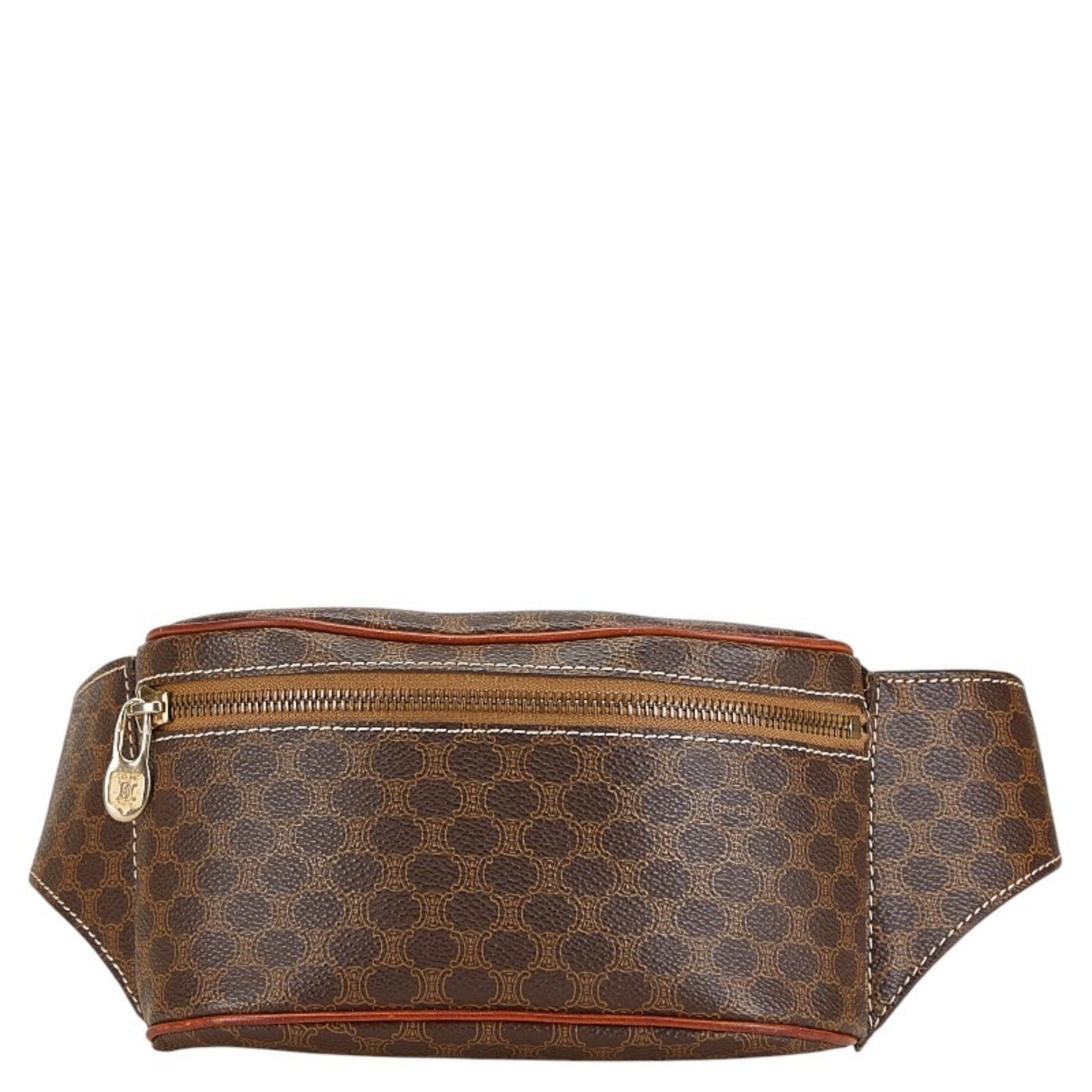 Celine Macadam Waist Bag Body PVC Leather