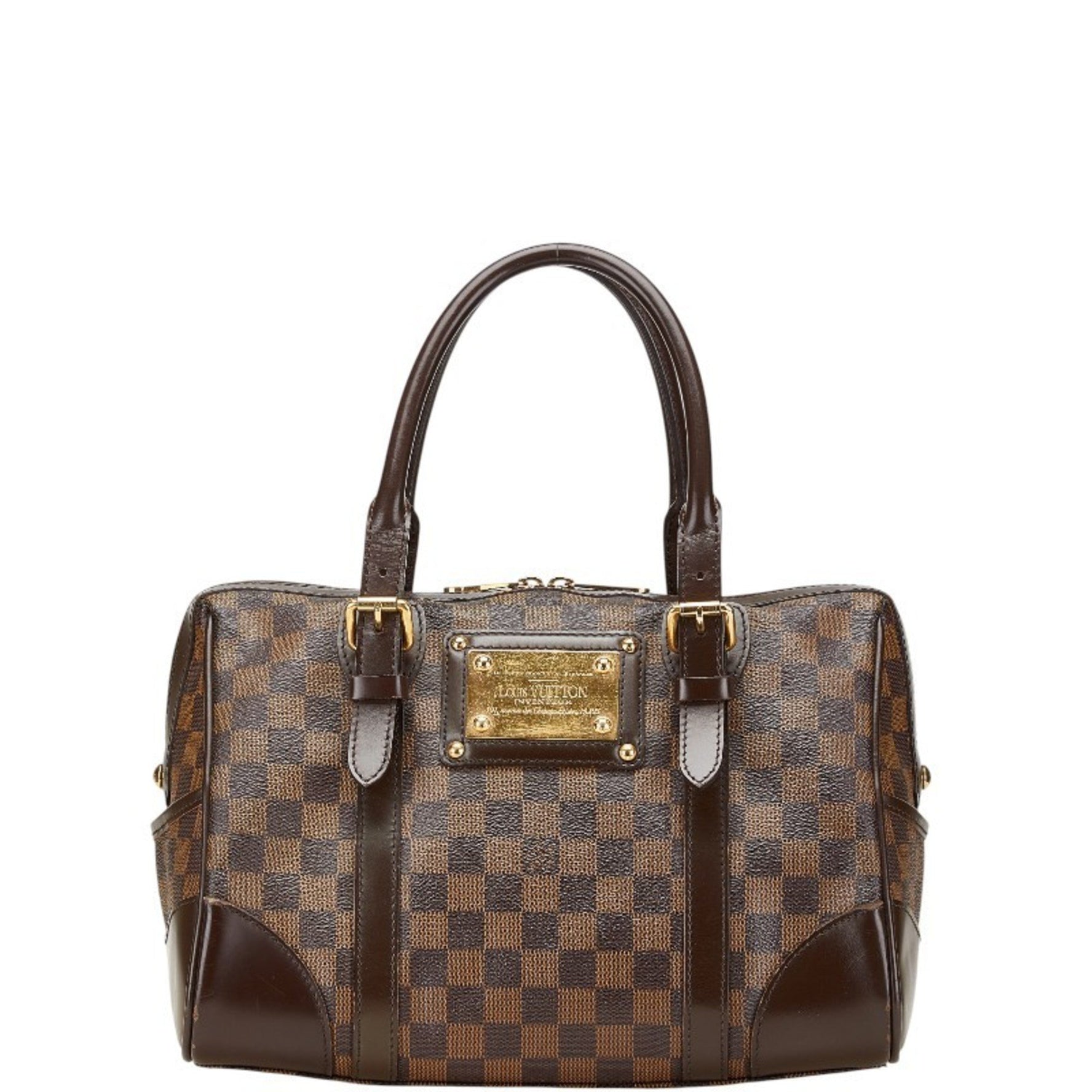 Louis Vuitton Damier Berkeley Handbag PVC Leather
