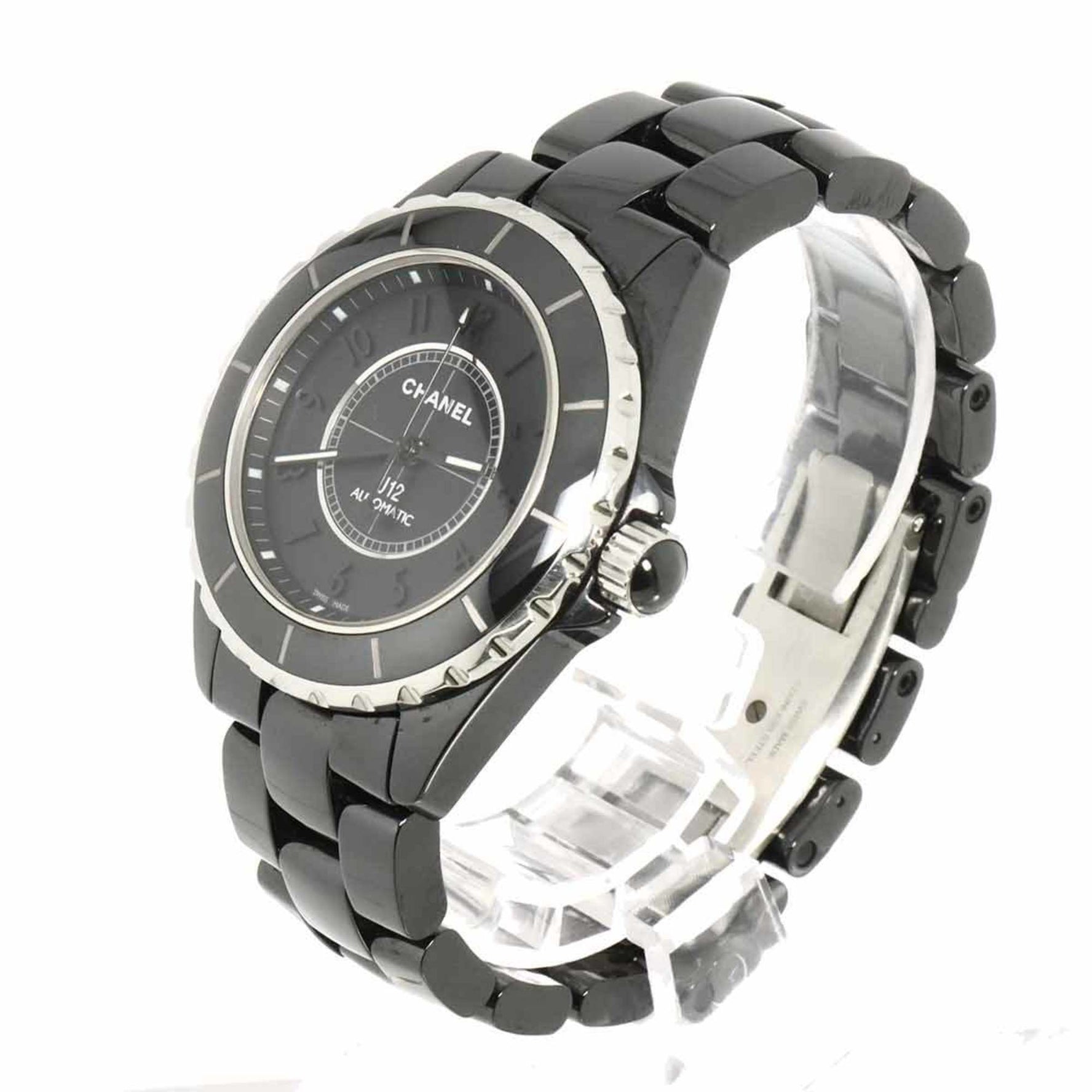 Chanel Intense Black Ceramic Automatic Watch