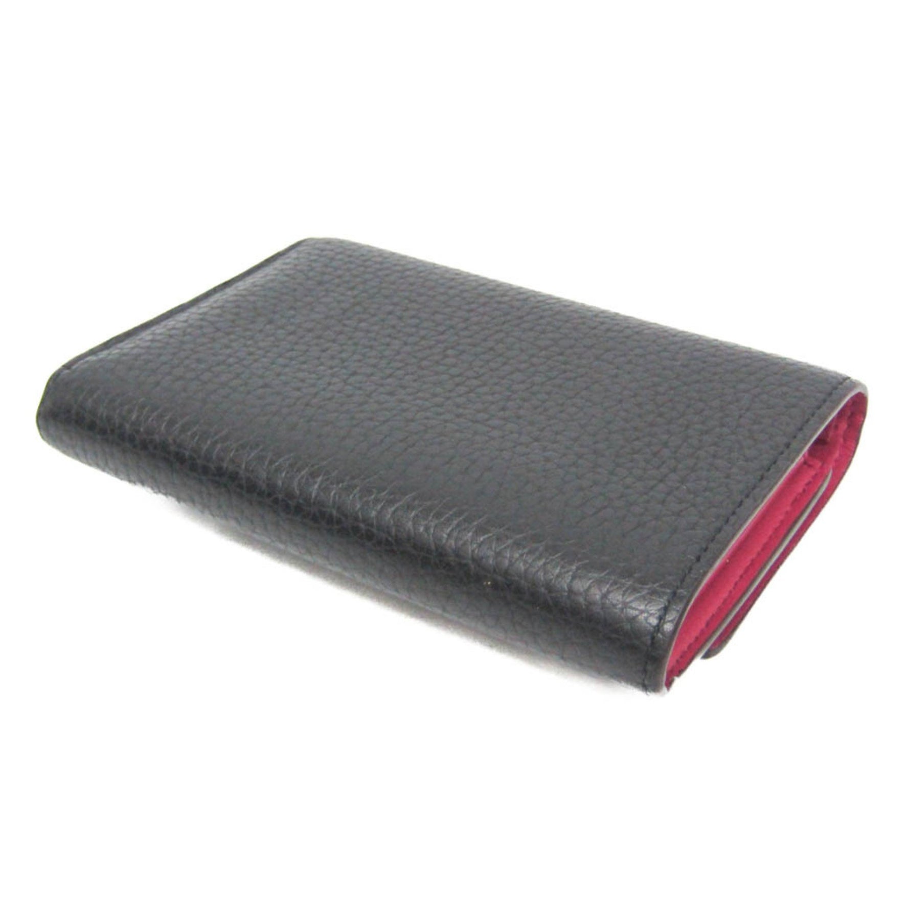 Louis Vuitton Taurillon Capucines Compact Wallet M62157 Women's  Taurillon Leather Middle Wallet (tri-fold) Noir