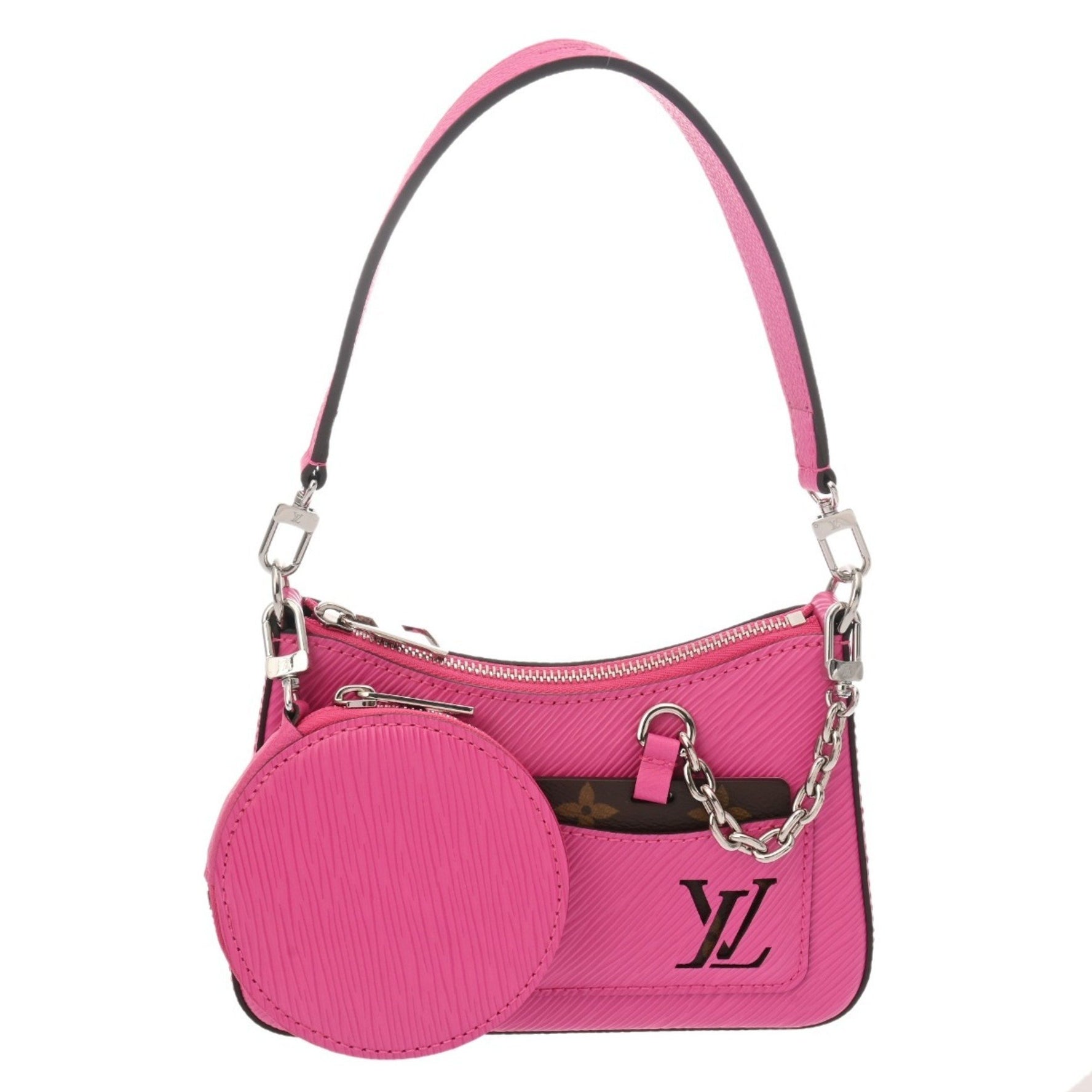 Louis Vuitton Epi Malellini Miami Leather Shoulder Bag