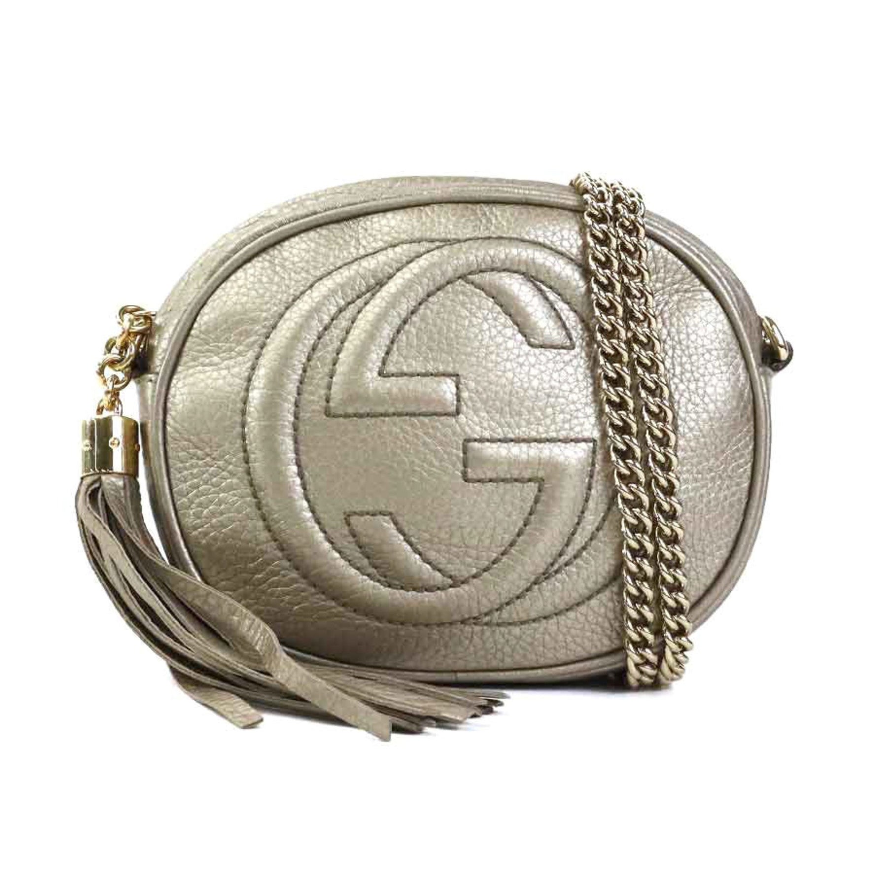 GUCCI shoulder bag Soho leather ladies