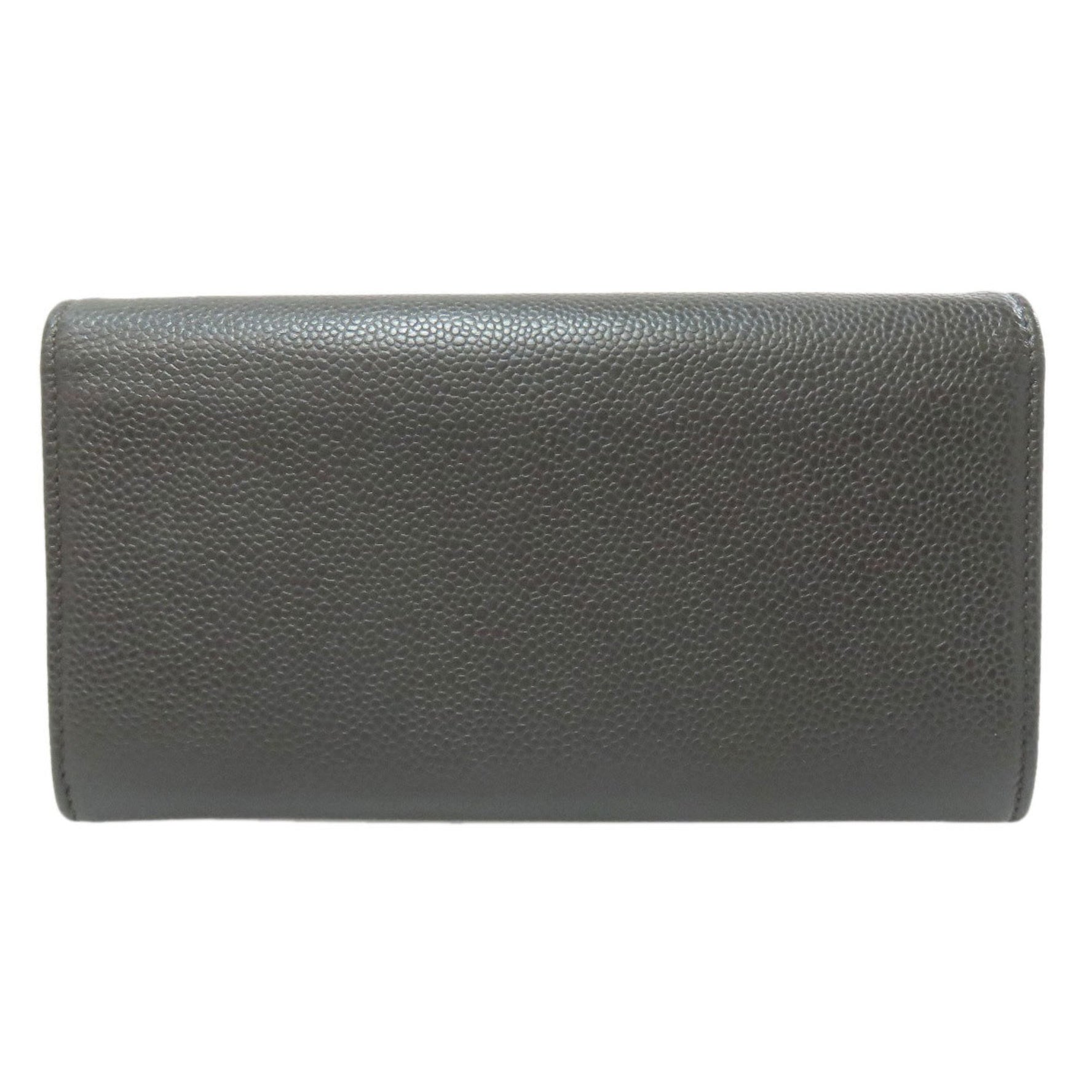 Chanel Coco Mark Long Wallet in Grained Calfskin