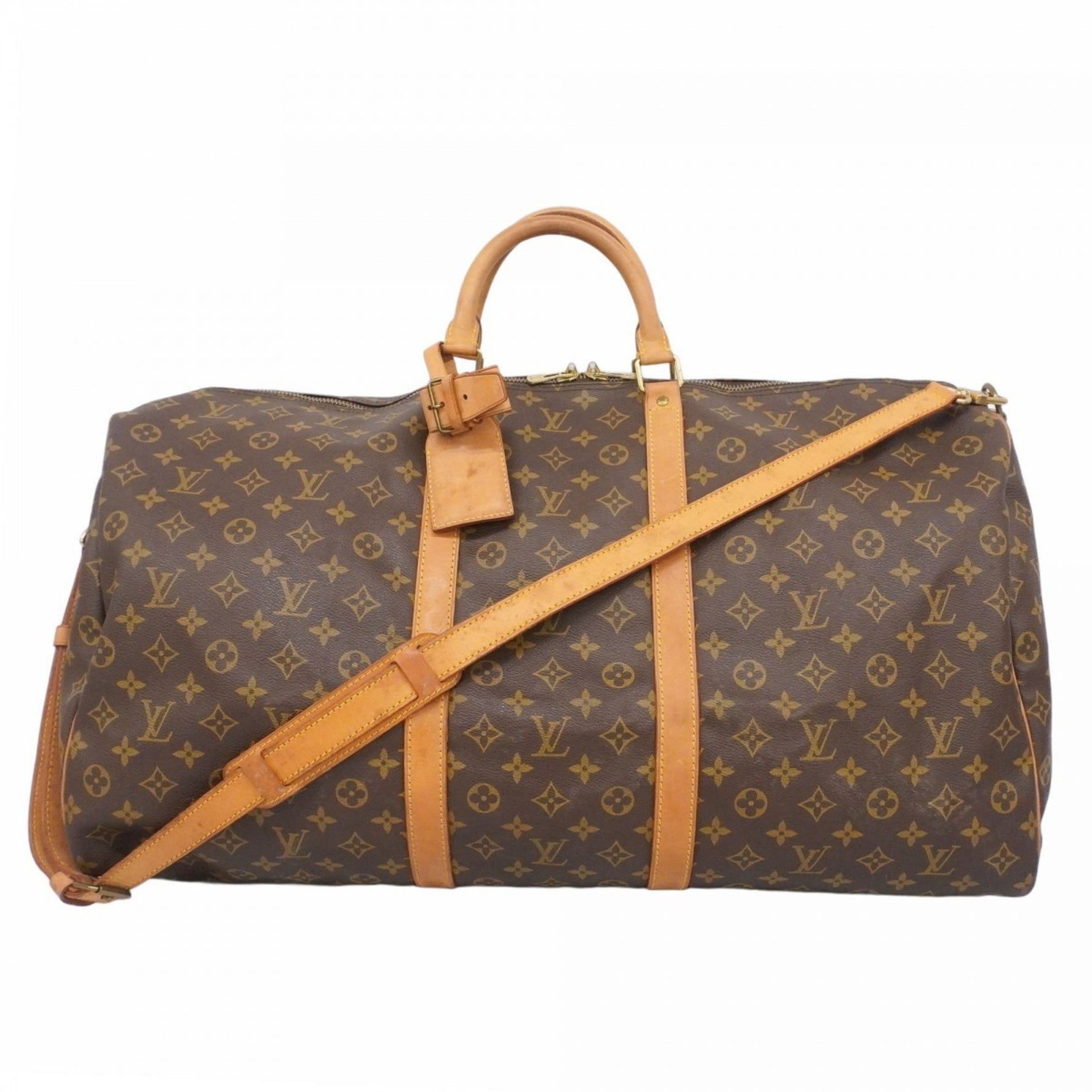 Louis Vuitton Monogram Keepall Bandouliere 60 Boston Bag Men's and