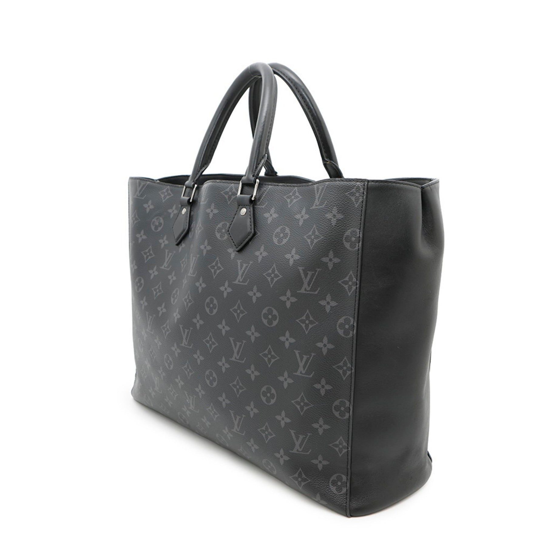 Louis Vuitton Monogram Eclipse Grand Sac Tote Bag Black