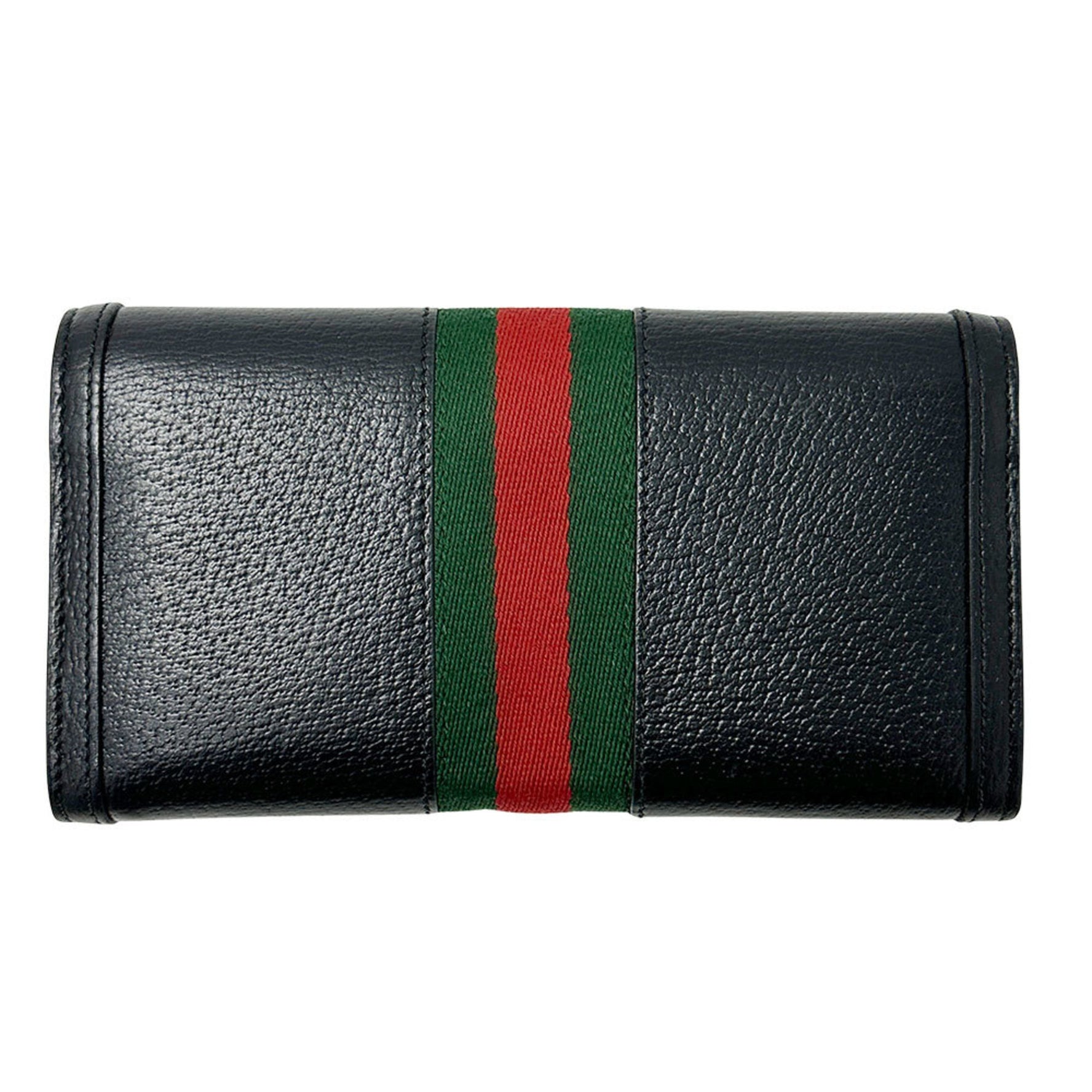 Gucci Men,Women Leather Long Wallet (bi-fold)