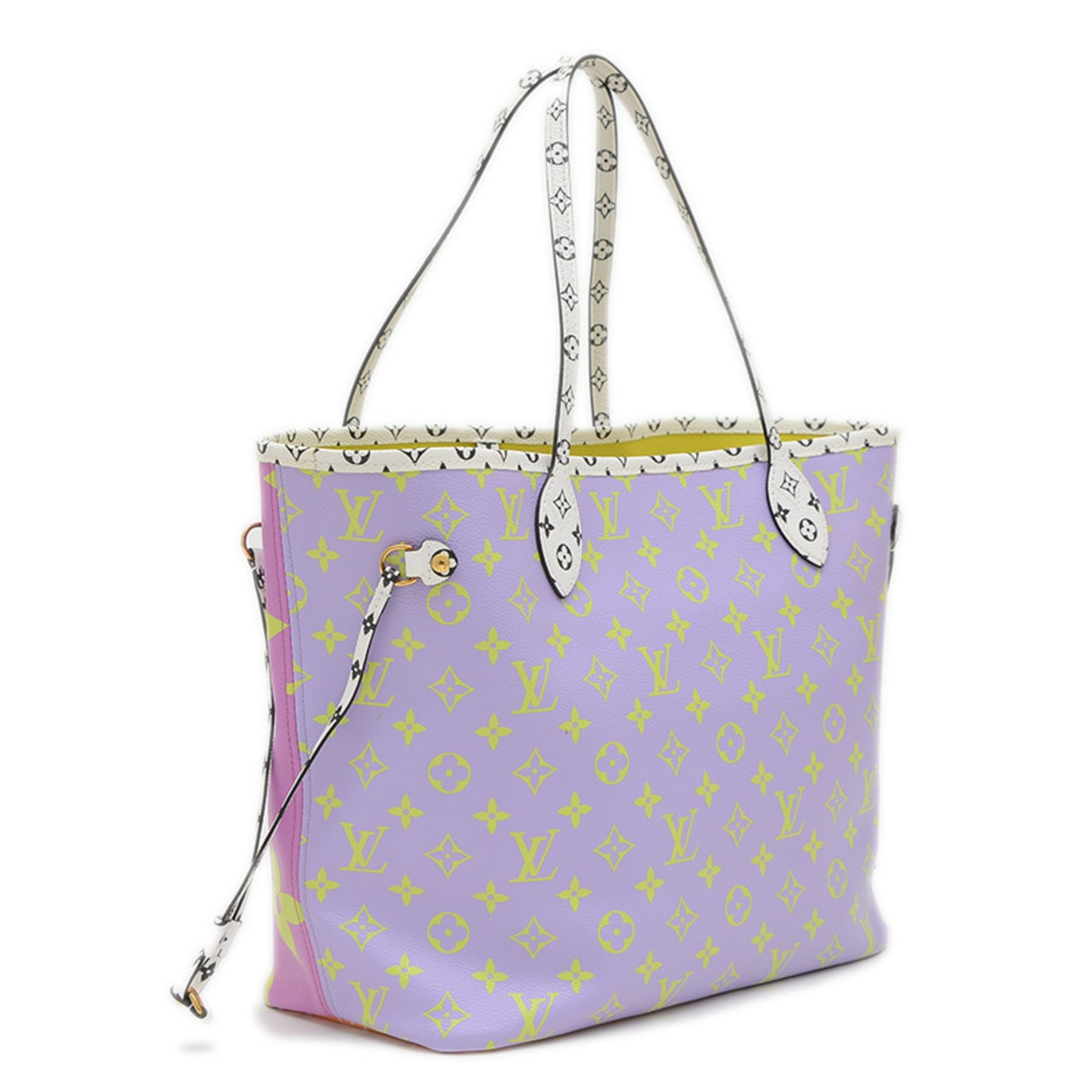 Louis Vuitton Monogram Giant Neverfull MM Tote Bag in Pink and Lilac