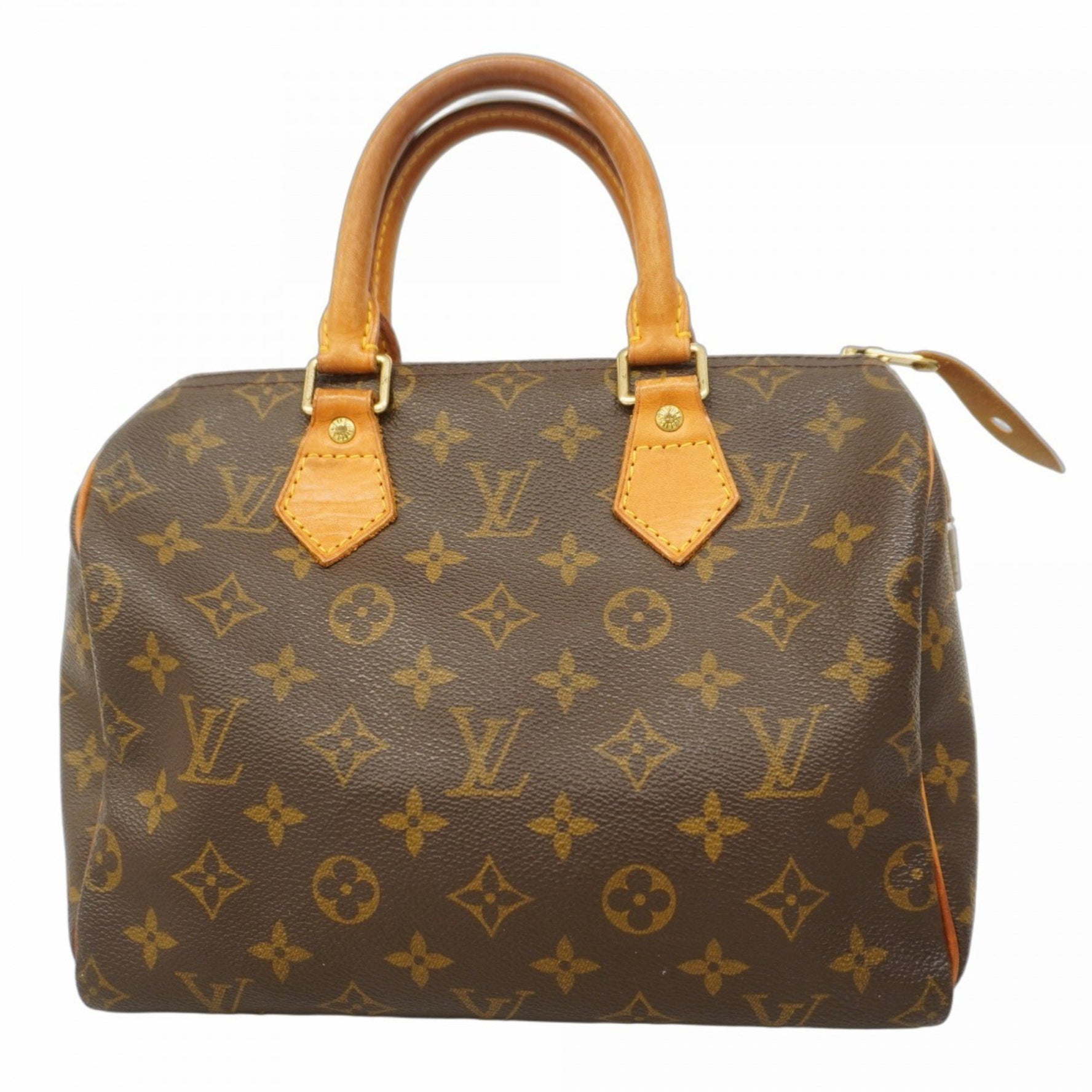 Louis Vuitton Monogram Speedy 25 Handbag M41109 Brown Women's