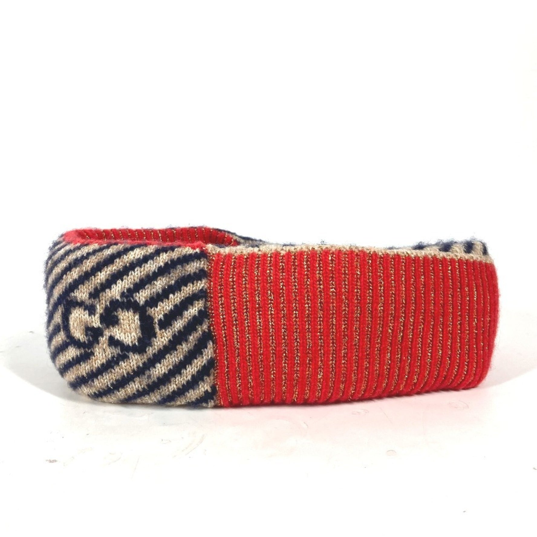 GUCCI Gucci Glitter GG Headband Hairband Wool Nylon Women's Multicolor