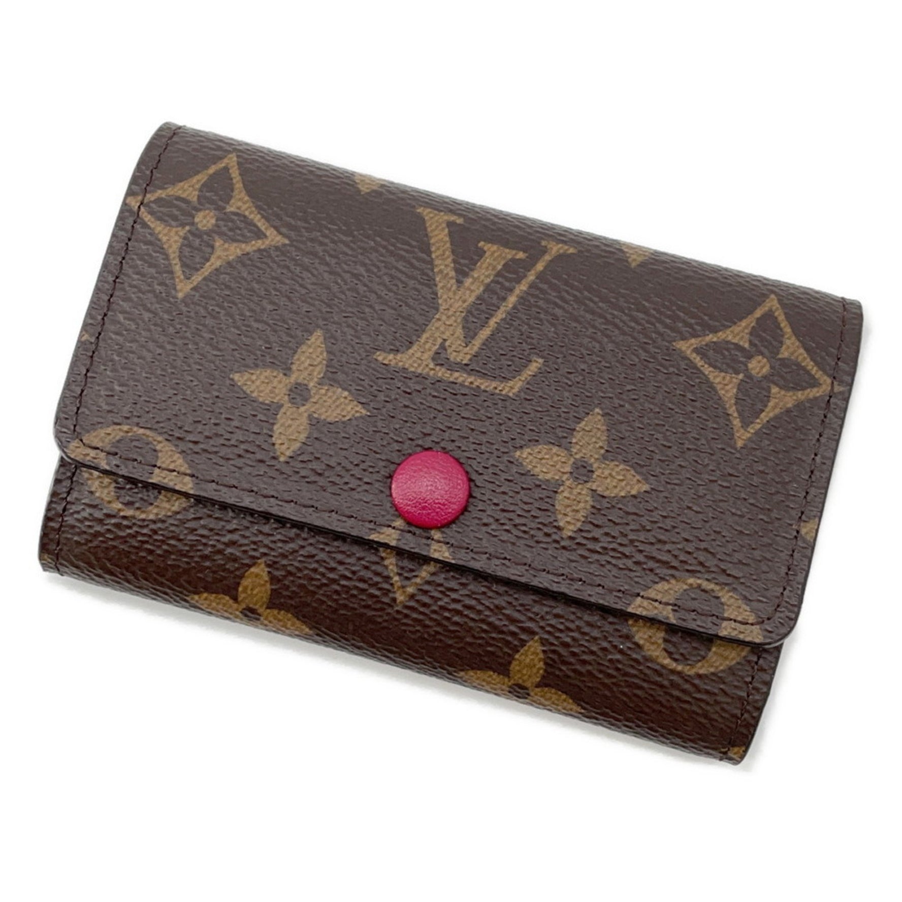 Louis Vuitton Monogram Multicle 6 Key Case LOUIS VUITTON Fuchsia