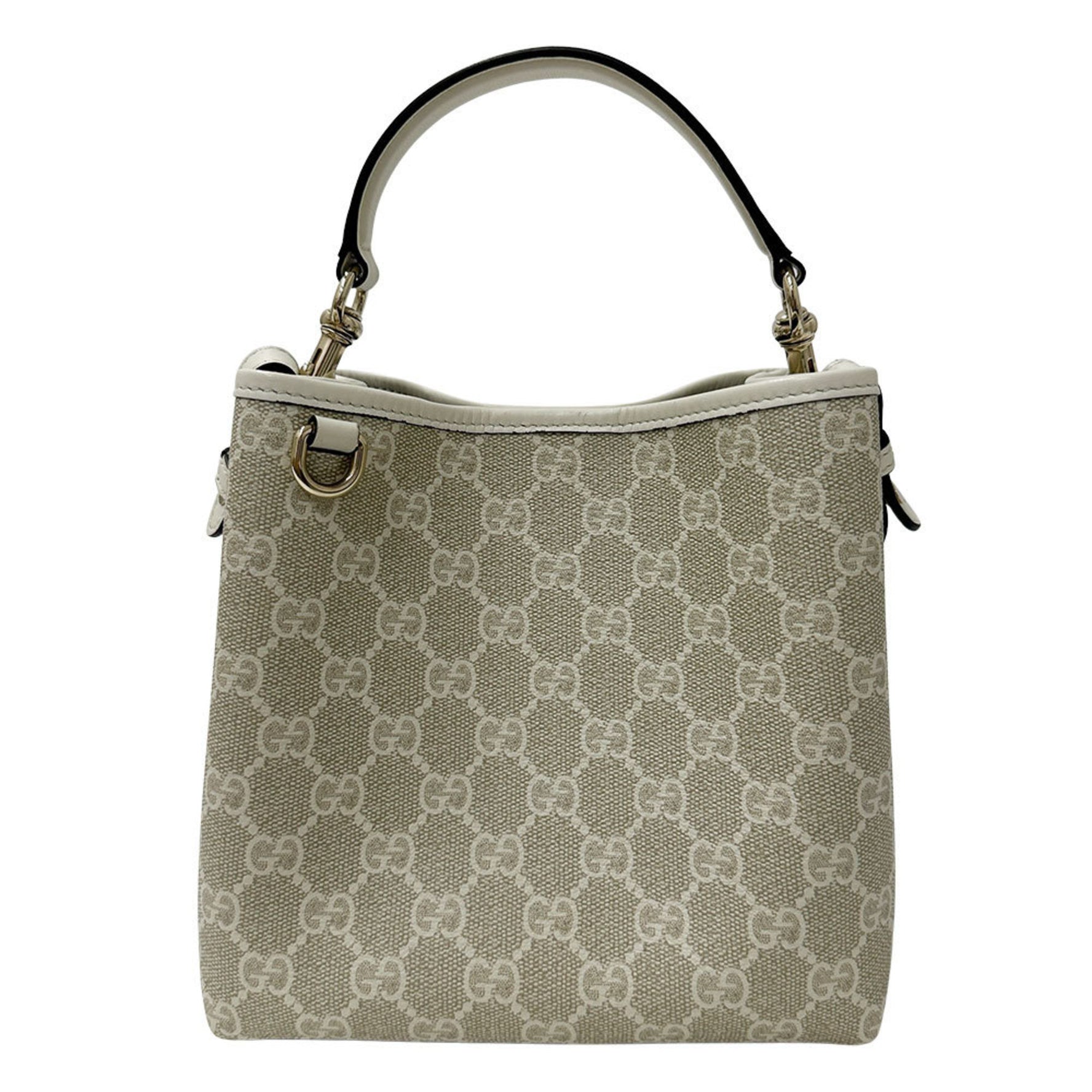 Gucci GG Emblem Small Bucket Bag Handbag/Shoulder Bag, Leather, Crossbody