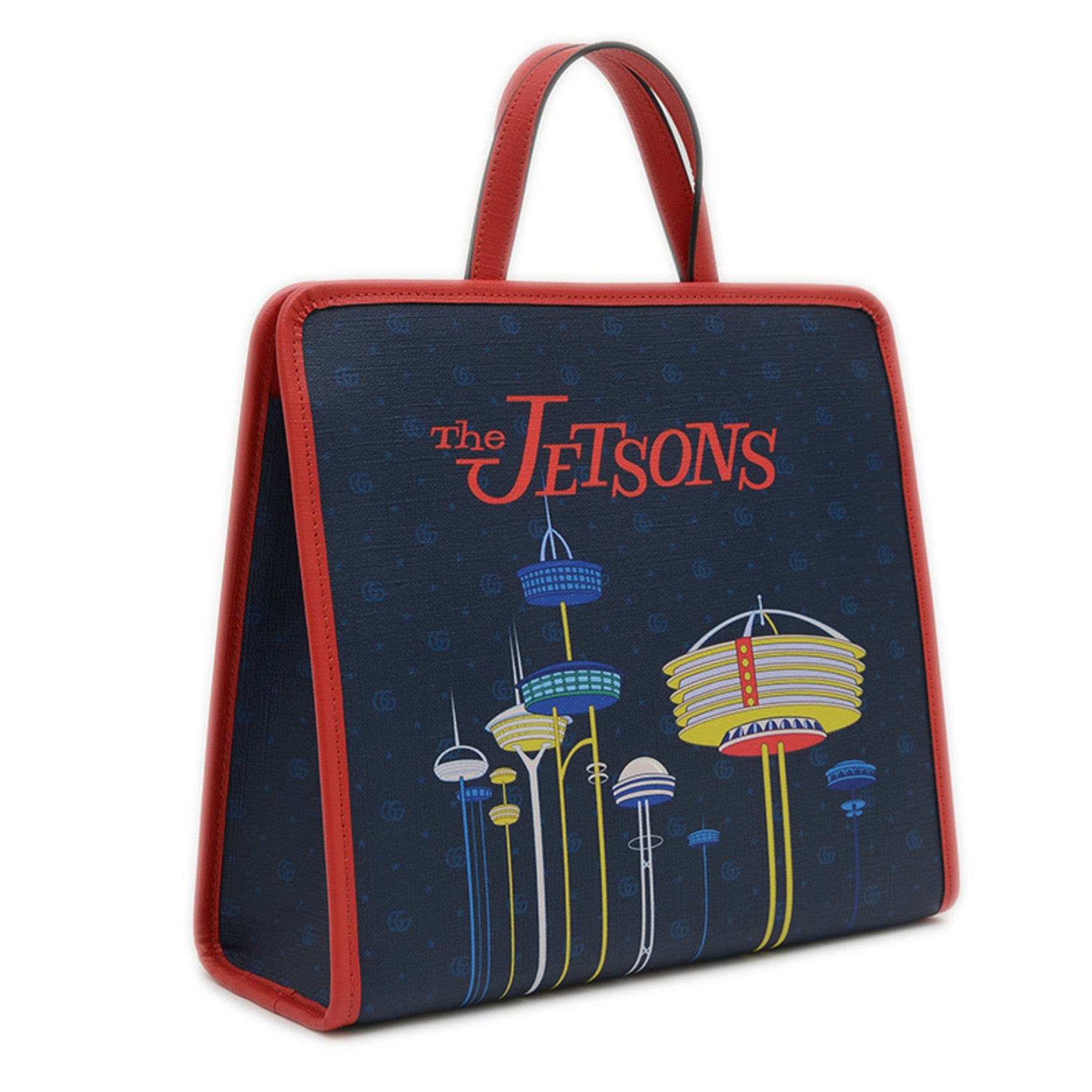 Gucci Children's Jetsons Tote Bag Navy Red