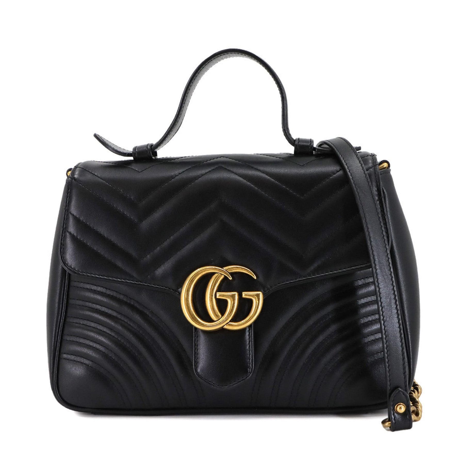 Gucci GG Marmont Small Bag, hand/shoulder bag, leather