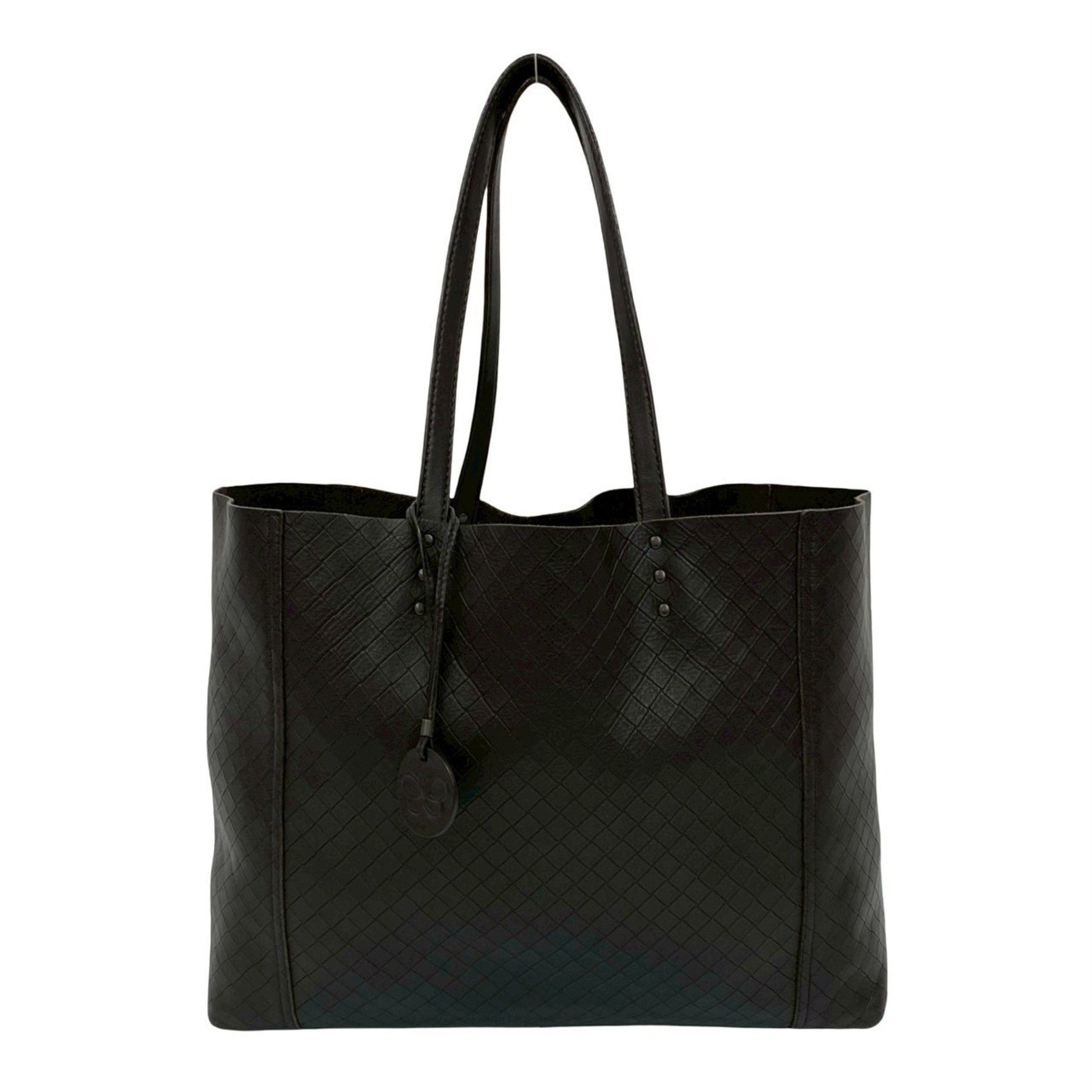 BOTTEGA VENETA Intreccio Mirage Leather Tote Bag, Size