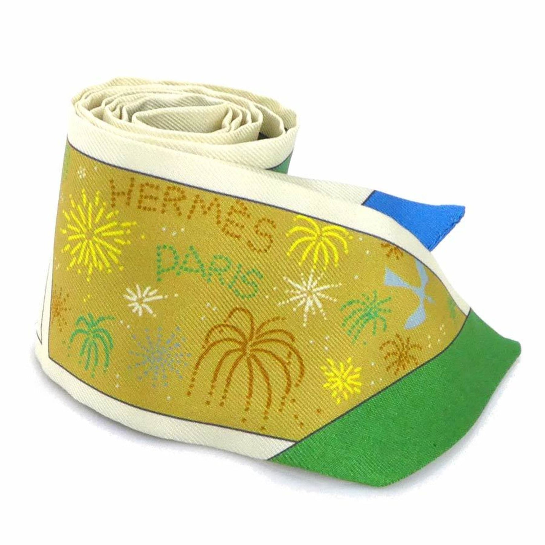 Hermes Scarf/Muffler Twilly Silk Multicolor