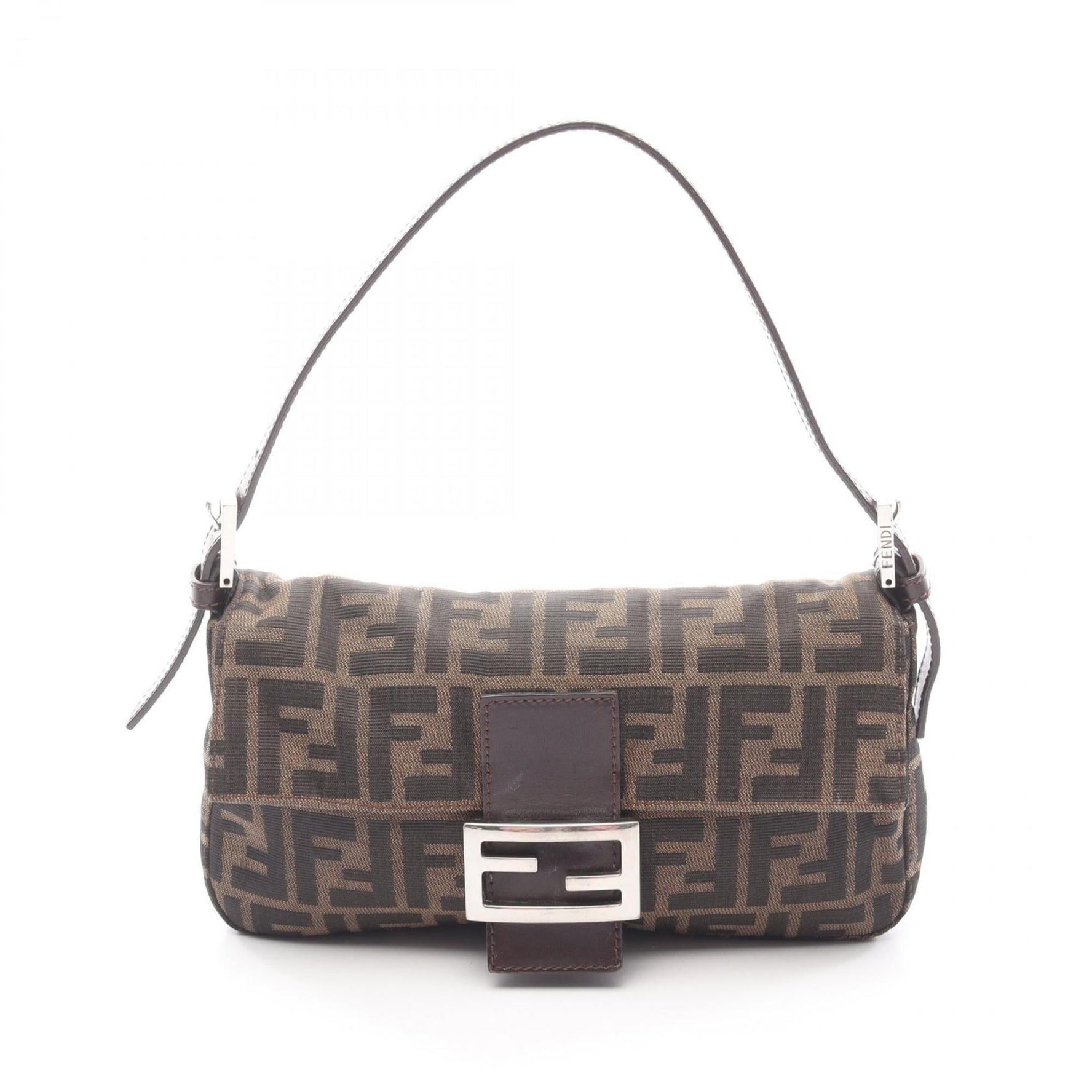 Fendi Mamma Bucket Zucca Handbag, Canvas and Leather