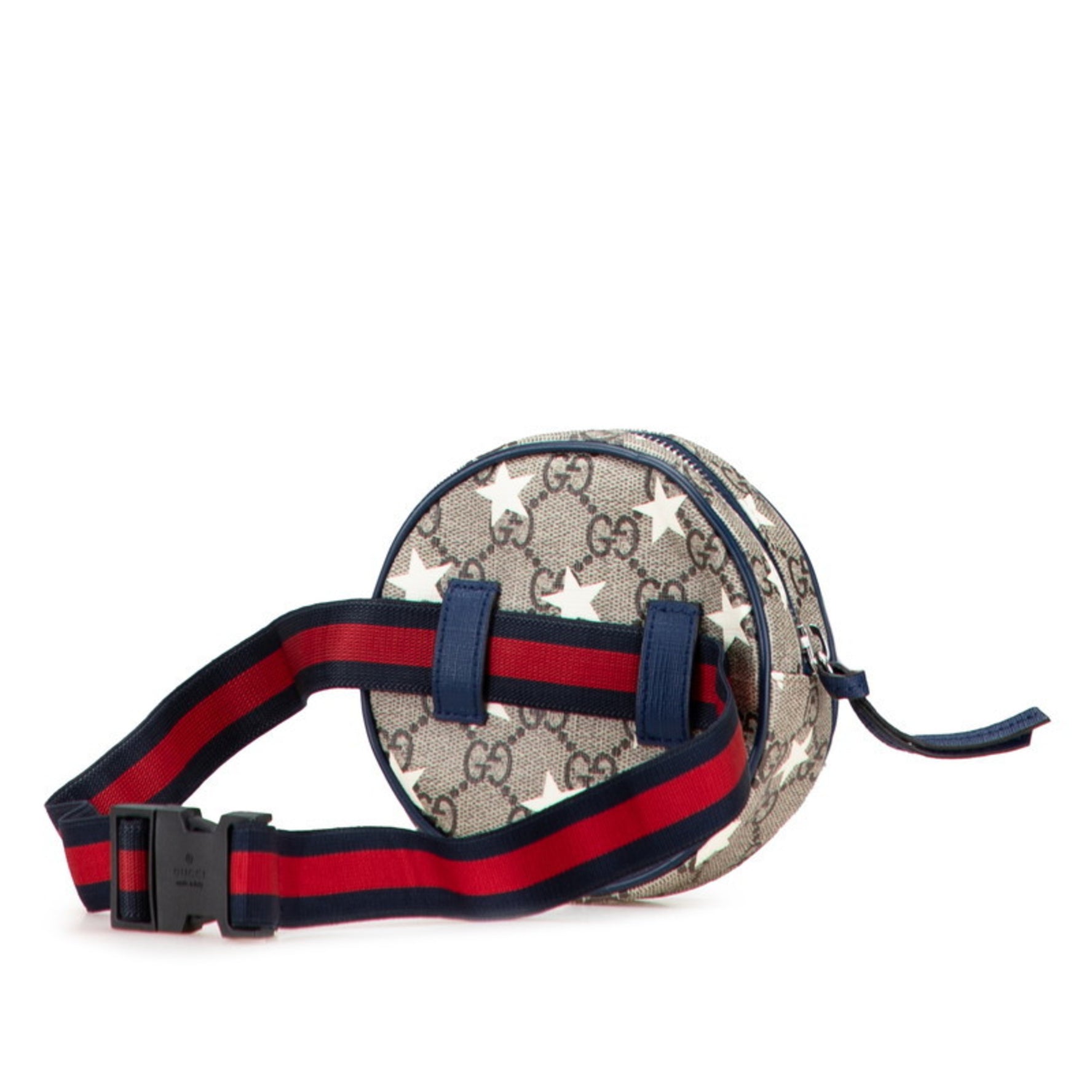 Gucci Children's GG Supreme Star Print Waist Bag/Pochette in Beige and Navy Leather