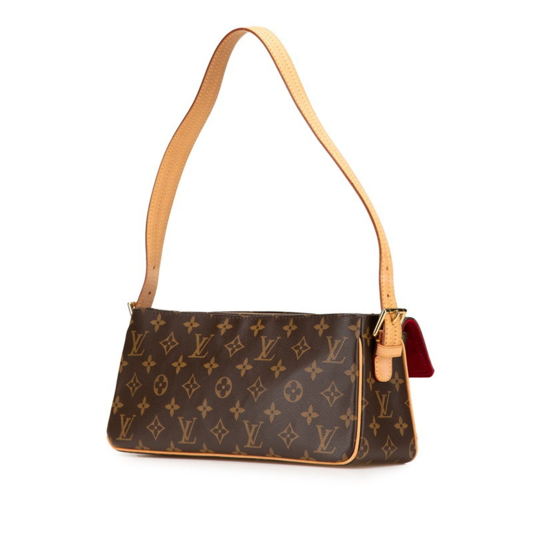 Louis Vuitton Monogram Viva Cite MM One-Shoulder Bag PVC Leather