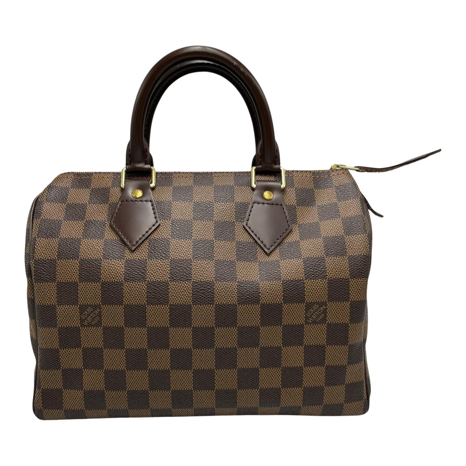 Louis Vuitton Speedy 25 Mini Boston Bag, Ebene, Damier Canvas, Brown
