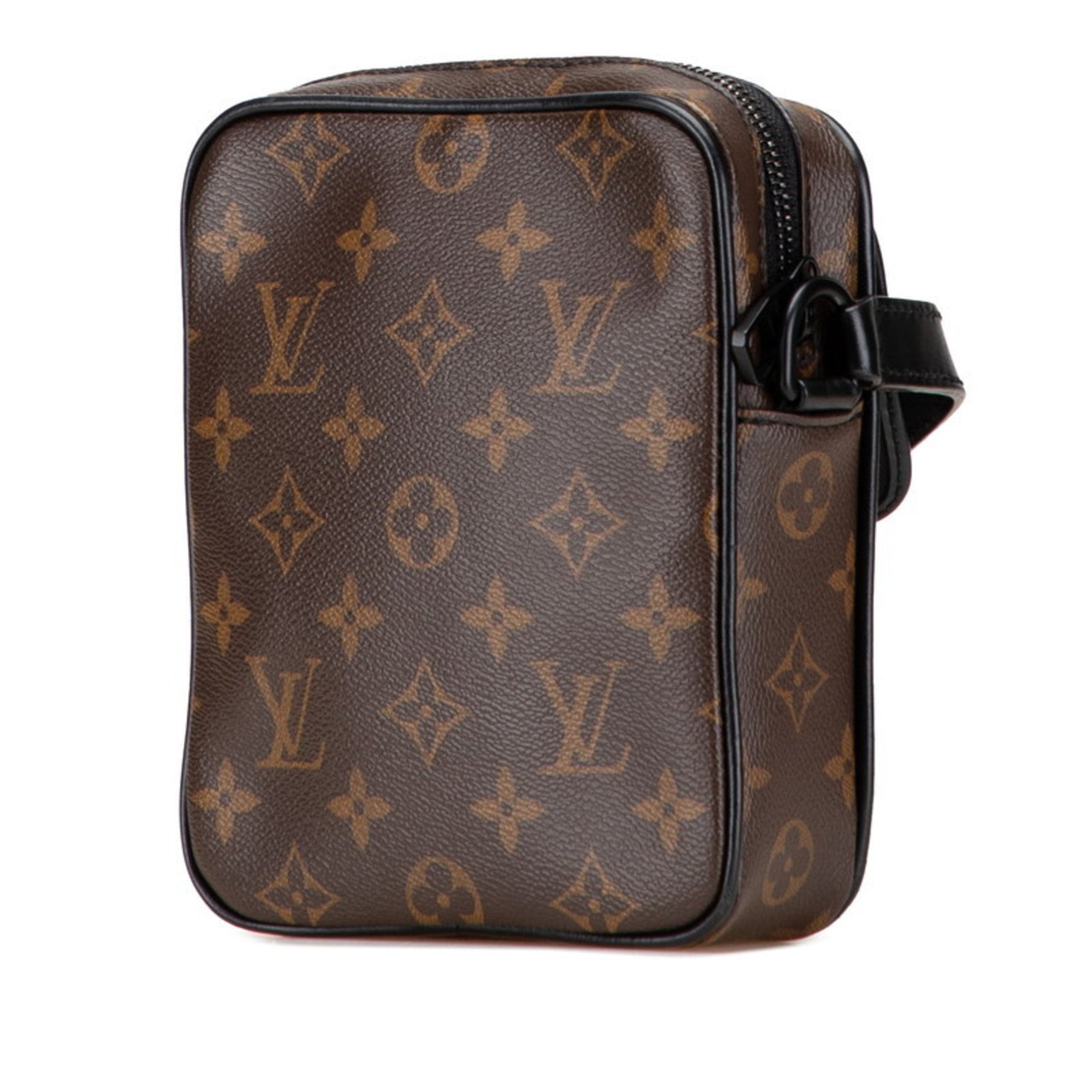 Louis Vuitton Monogram Macassar Christopher Wearable Wallet Shoulder Bag Brown and Black Leather LOUIS VUITTON