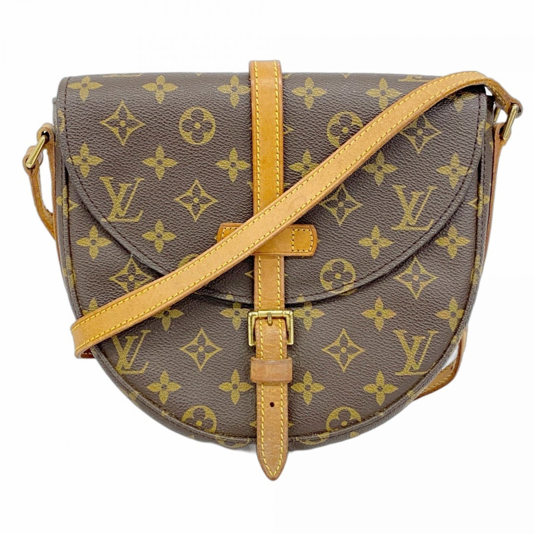 Louis Vuitton Monogram Chantilly MM Shoulder Bag M51233 Brown Women's