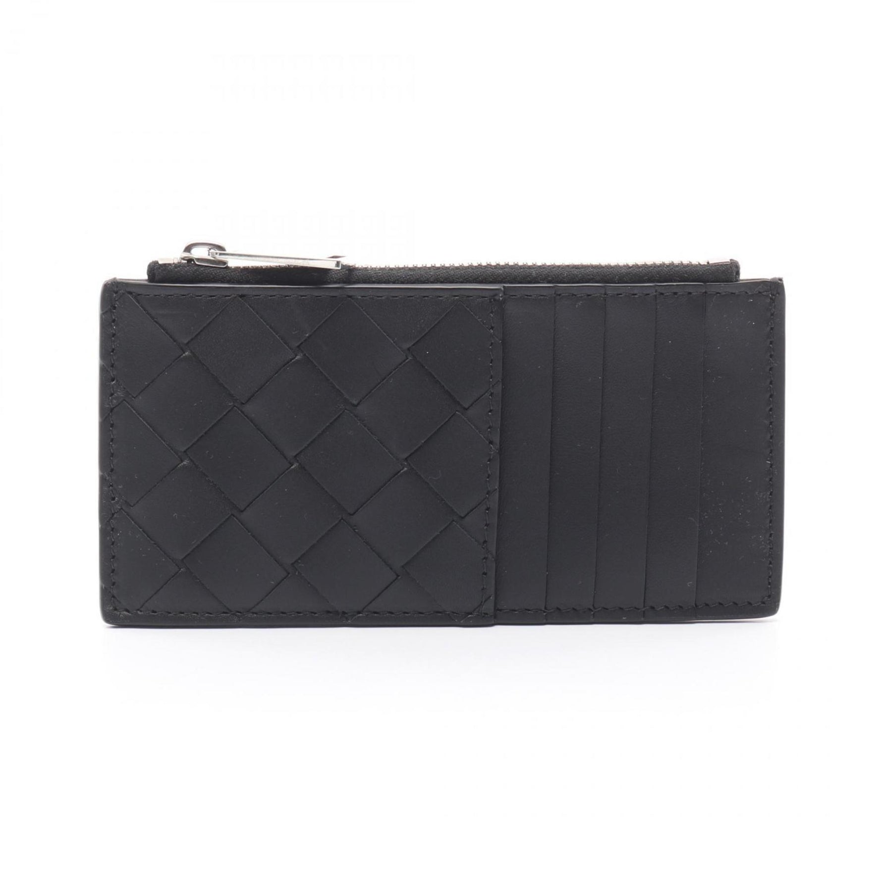 BOTTEGA VENETA Intrecciato Business Card Holder/Card Case Leather Men's