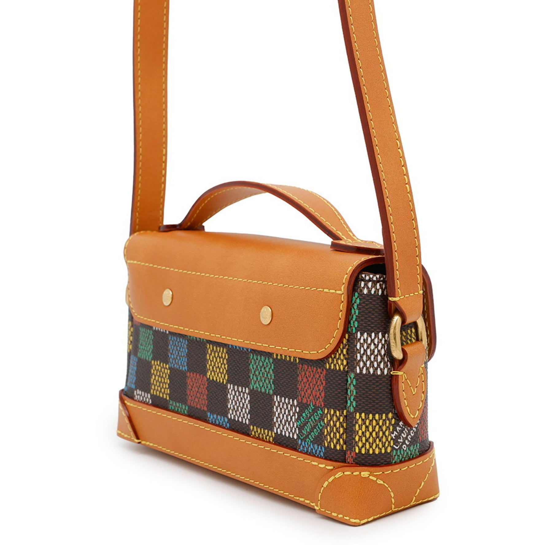 Louis Vuitton LV Bird Damier Ebene Steamer East-West Wearable Wallet Shoulder Bag 2025