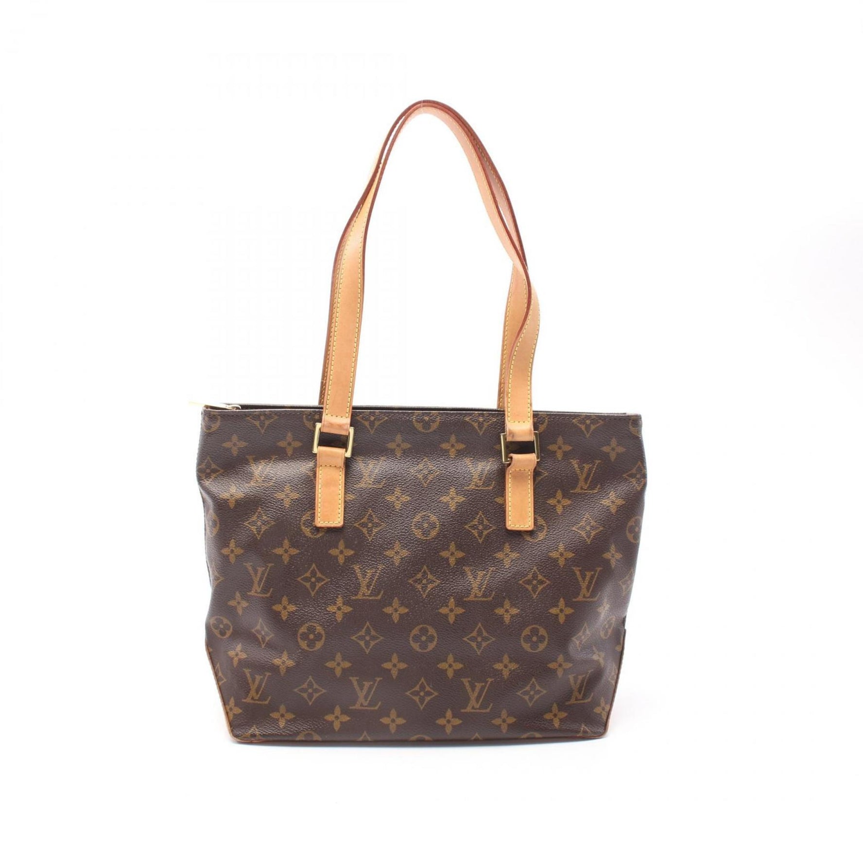 Louis Vuitton Cabas Piano Shoulder Bag Coated Canvas Leather Monogram