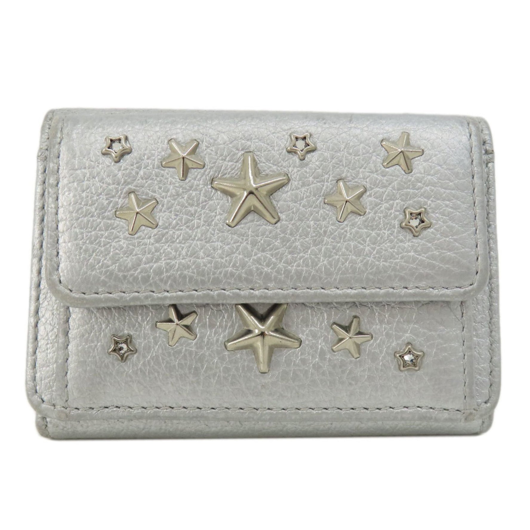 Jimmy Choo Star Motif Bi-fold Wallet Leather