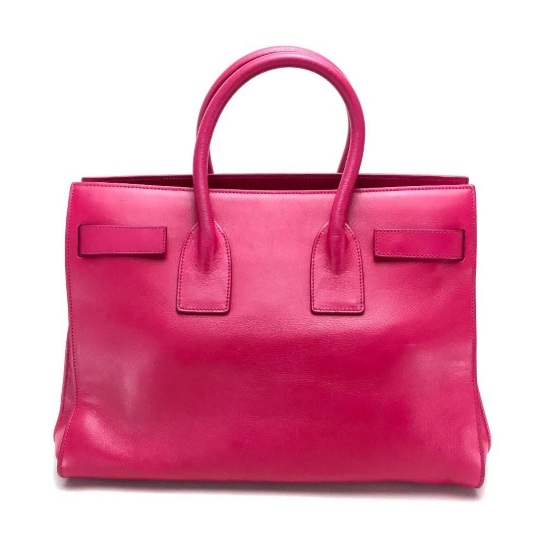 SAINT LAURENT Saint Laurent Paris Small Classic Sac de Jour Handbag Shoulder Bag Leather Women's Pink Fuchsia
