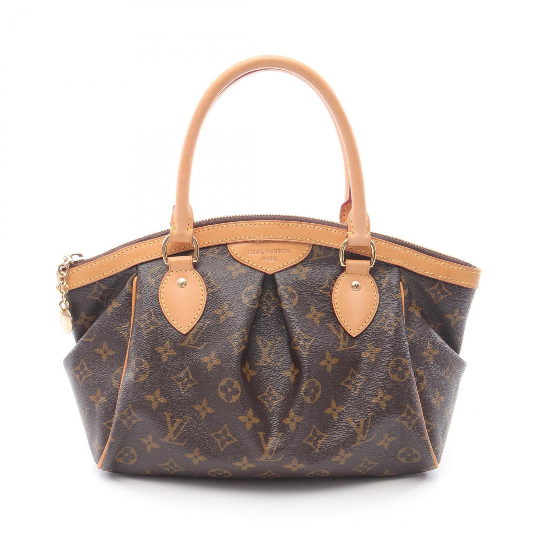 Louis Vuitton Tivoli PM Handbag Coated Canvas Leather Monogram