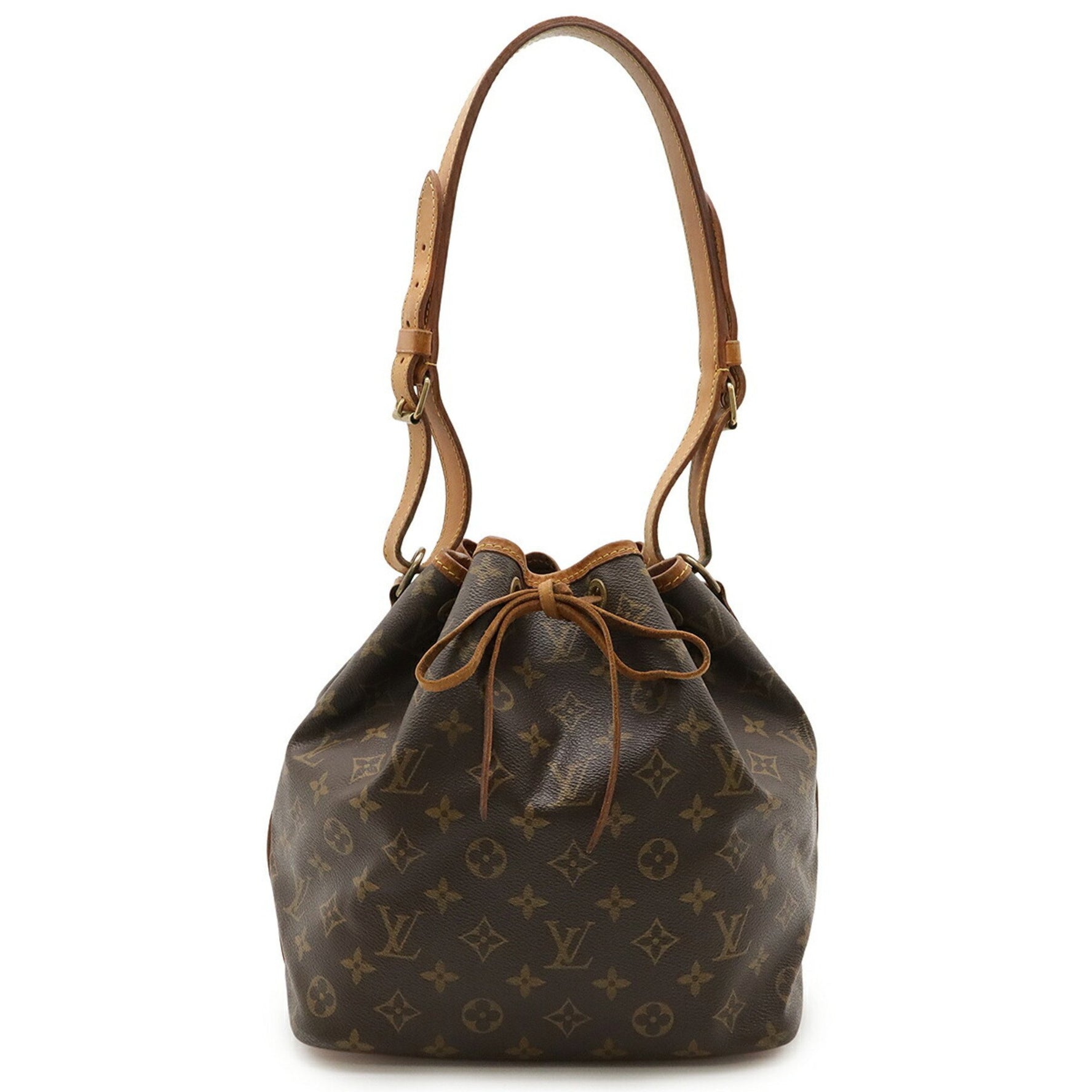 LOUIS VUITTON Monogram Petit Noe Shoulder Bag, Model