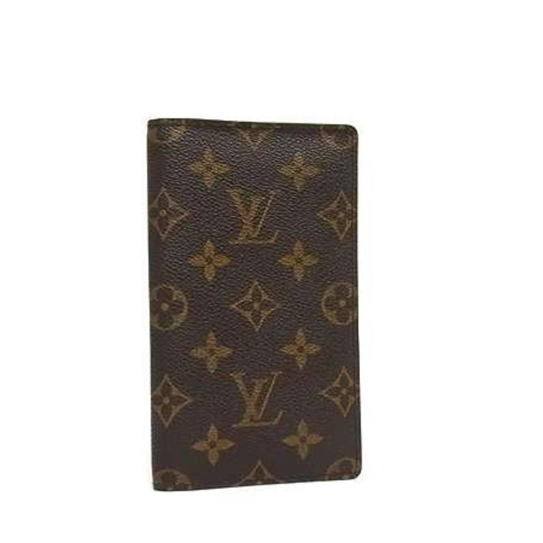 LOUIS VUITTON Monogram Agenda Poche Planner Cover Leather